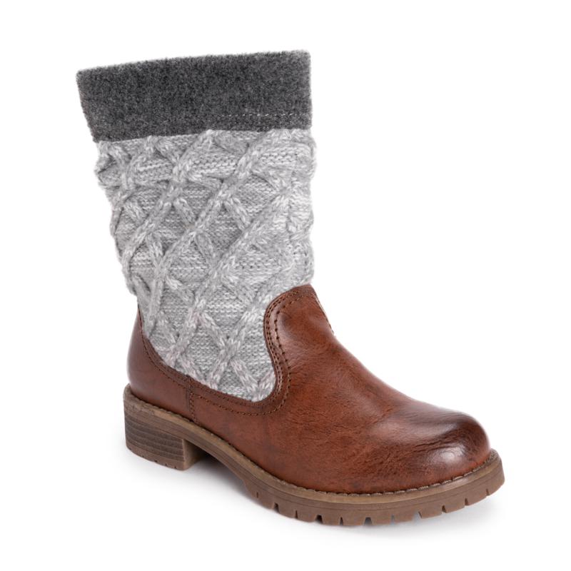 muk luks laurel women's water resistant winter boots