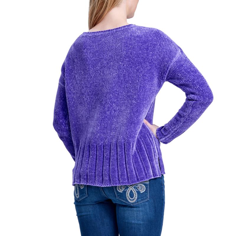 seven7 popcorn chenille sweater