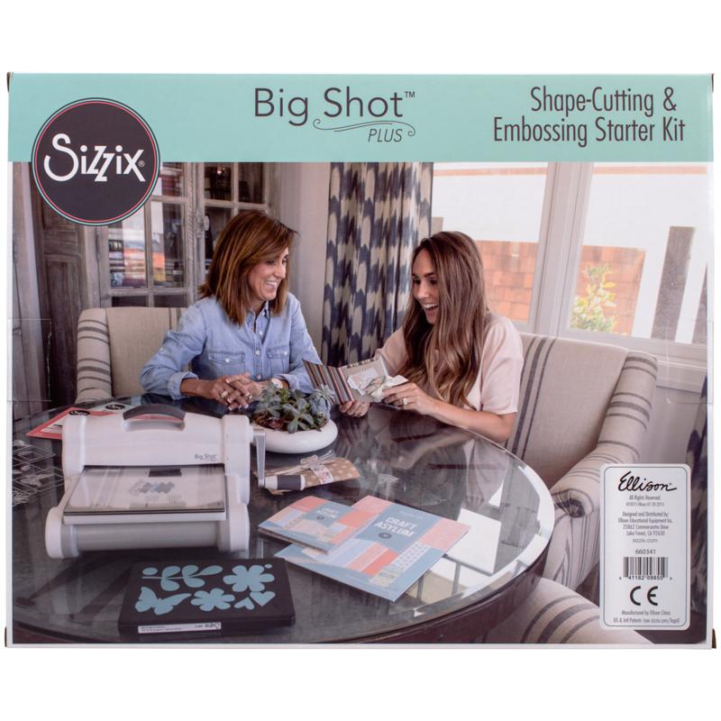 Sizzix Big Shot Plus Starter Kit (US Version) - White and Gray