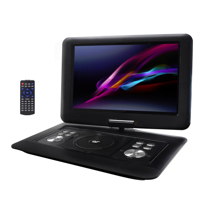 Trexonic 14.1 Inch Portable DVD Player with Swivel TFT-LCD Screen a...