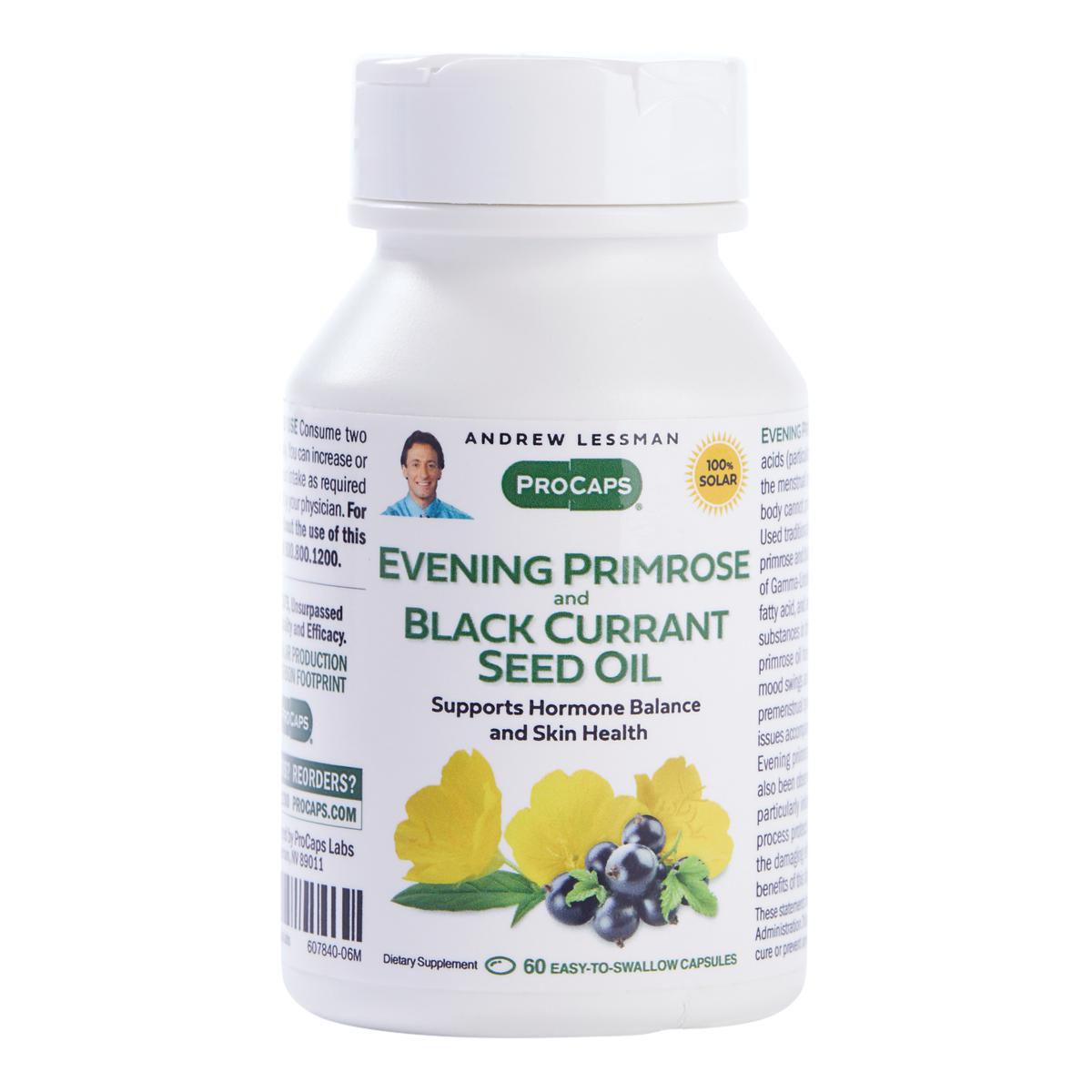 Evening Primrose with Black Currant Seed Oil 60 Capsules 2448091 HSN