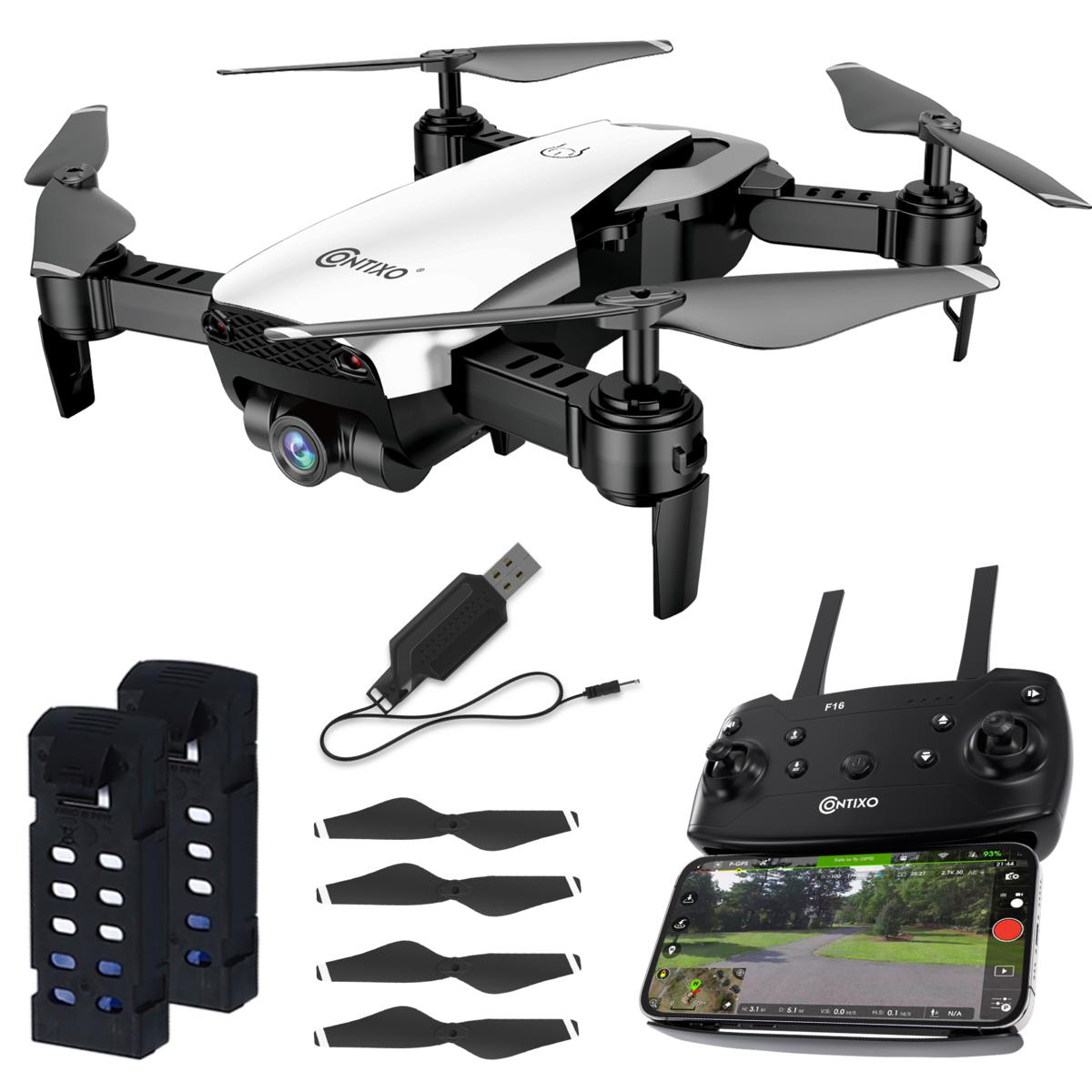 Contixo F16 FPV Drone with Camera 1080P HD RC Quadcopter 20491304 HSN