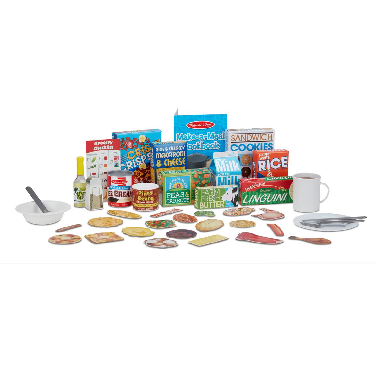 Melissa Doug Deluxe Kitchen Collection Cooking Play Food Set    ~20623488w 