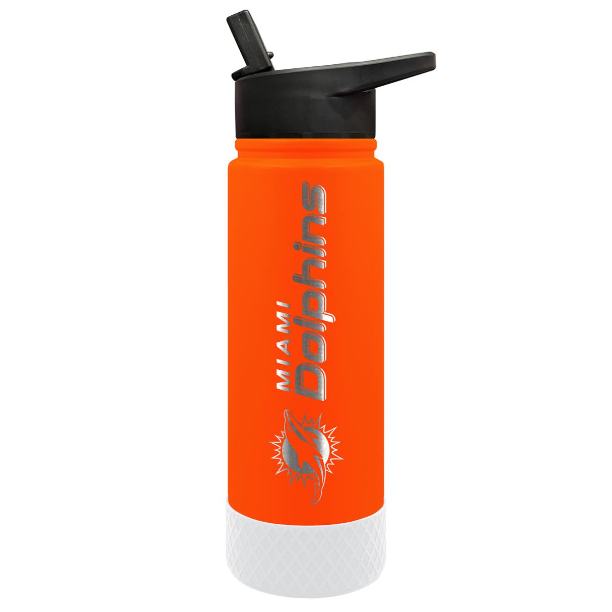Officially Licensed NFL Miami Dolphins 24 oz. Jr. Thirst Water Bottle 20657223 HSN