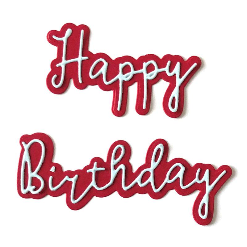 The Stamps of Life Happy Birthday 4 Die Set 20660588 HSN