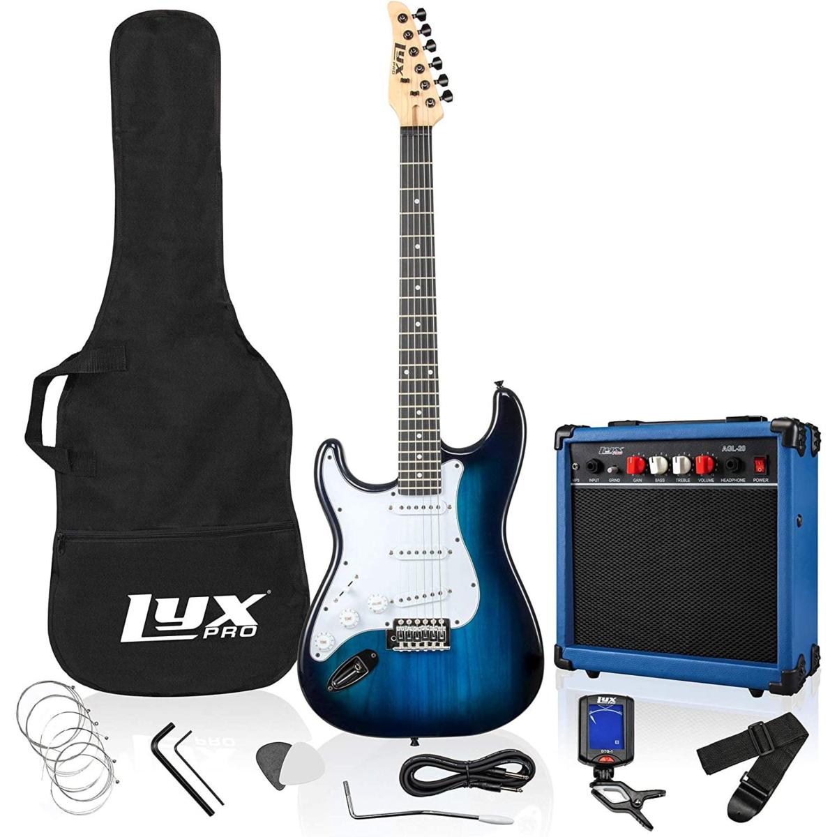 LyxPro 39" LeftHanded Electric Guitar Kit, Starter Set for Lefty Kids