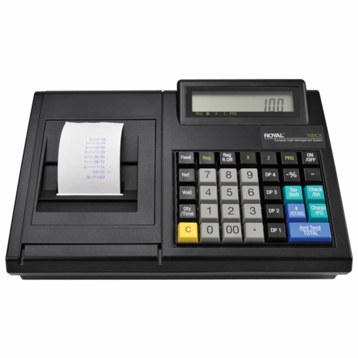 Royal 82175Q 100CX Portable Electronic Cash Register 20880368 HSN