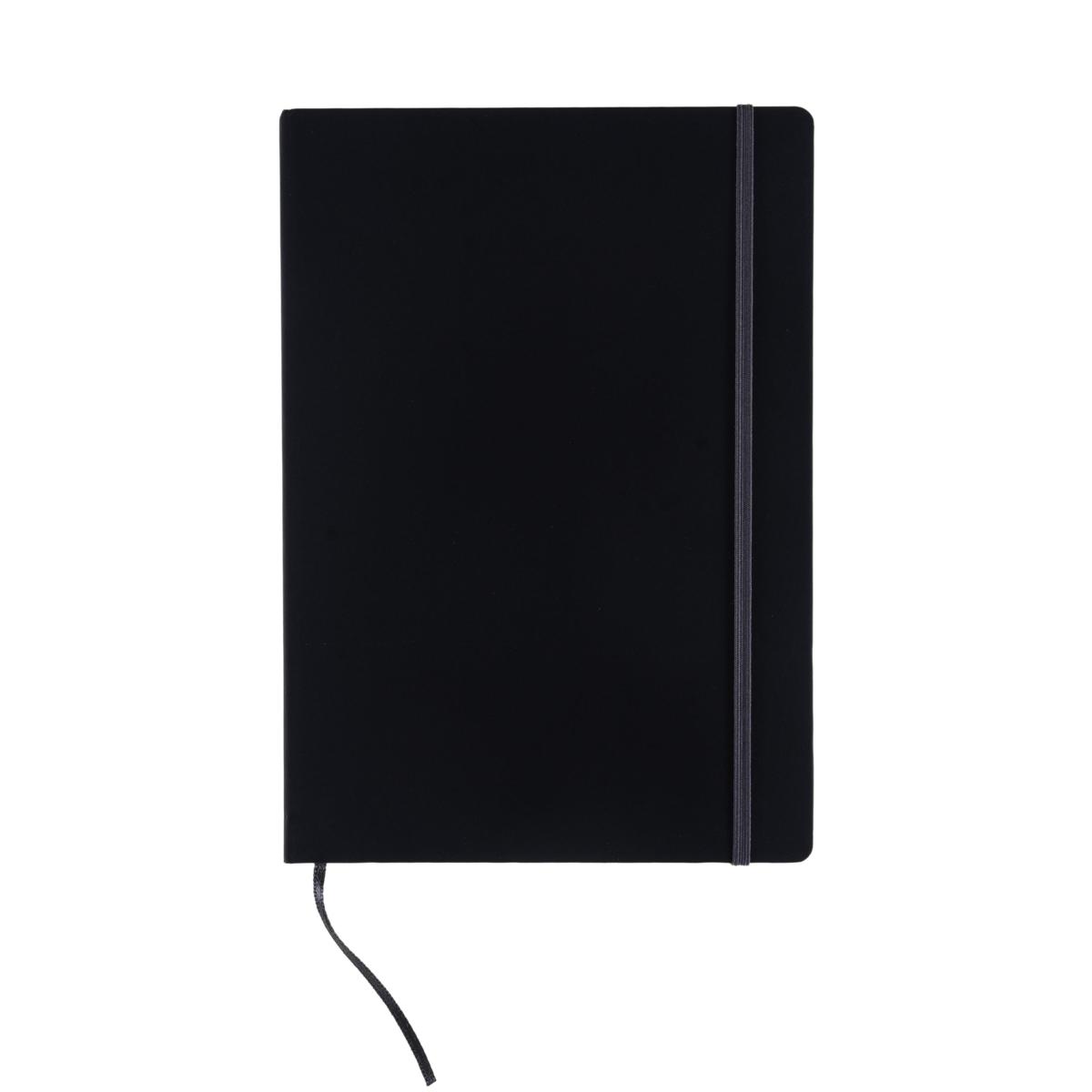 Fabriano Ispira HardCover Notebook, 5.8" x 8.3", A5, Dotted, Black