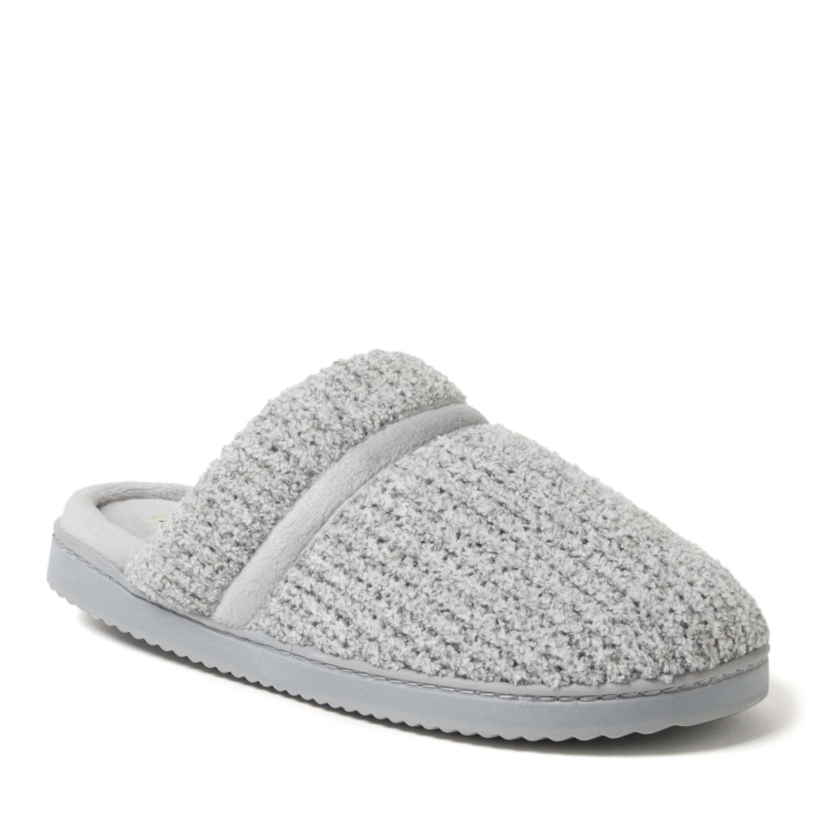 Dearfoams Women's Memory Foam Chenille Scuff Slippers - Serena | HSN
