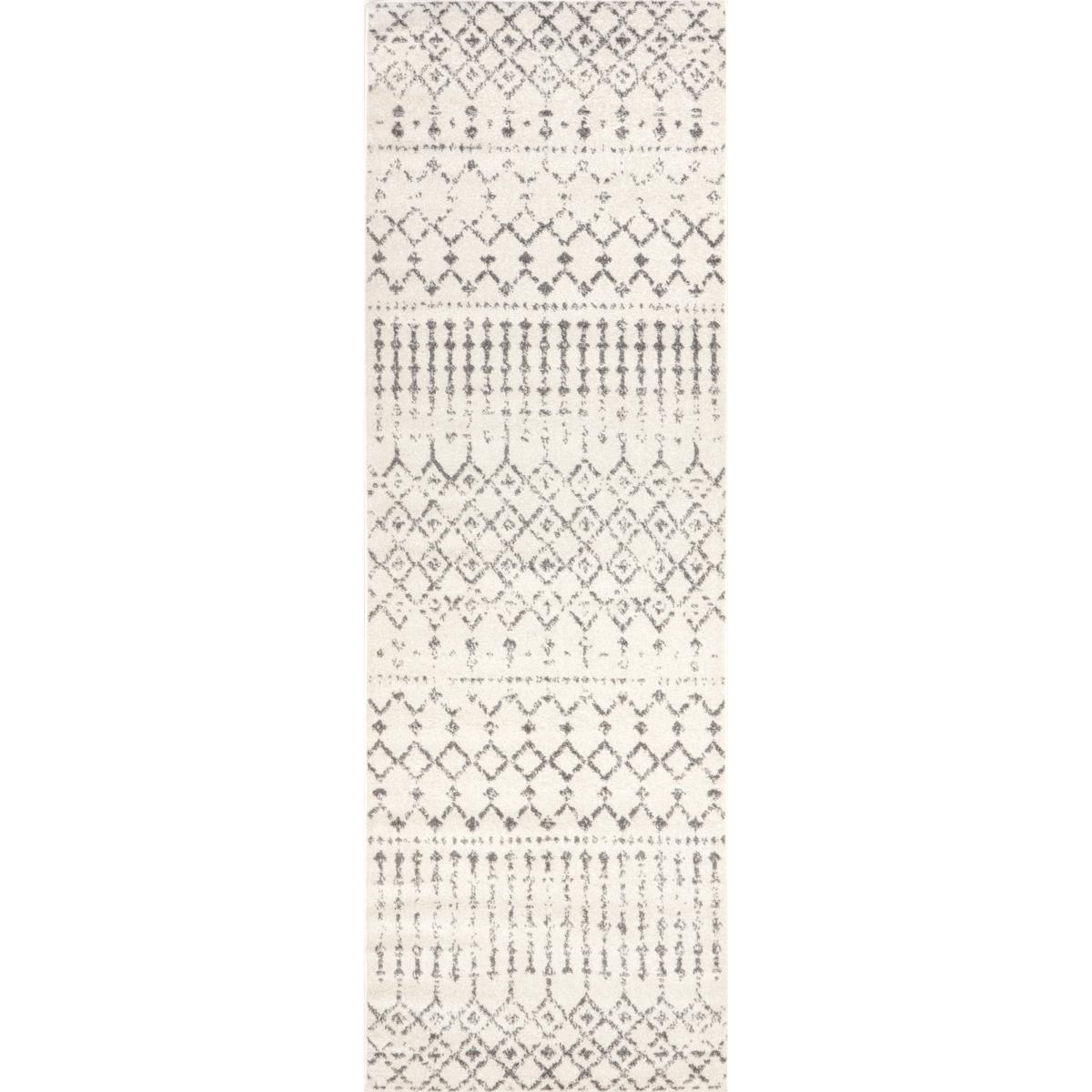 nuLOOM Moroccan Blythe Area Rug 2' 8" x 8' Gray 22235193 HSN