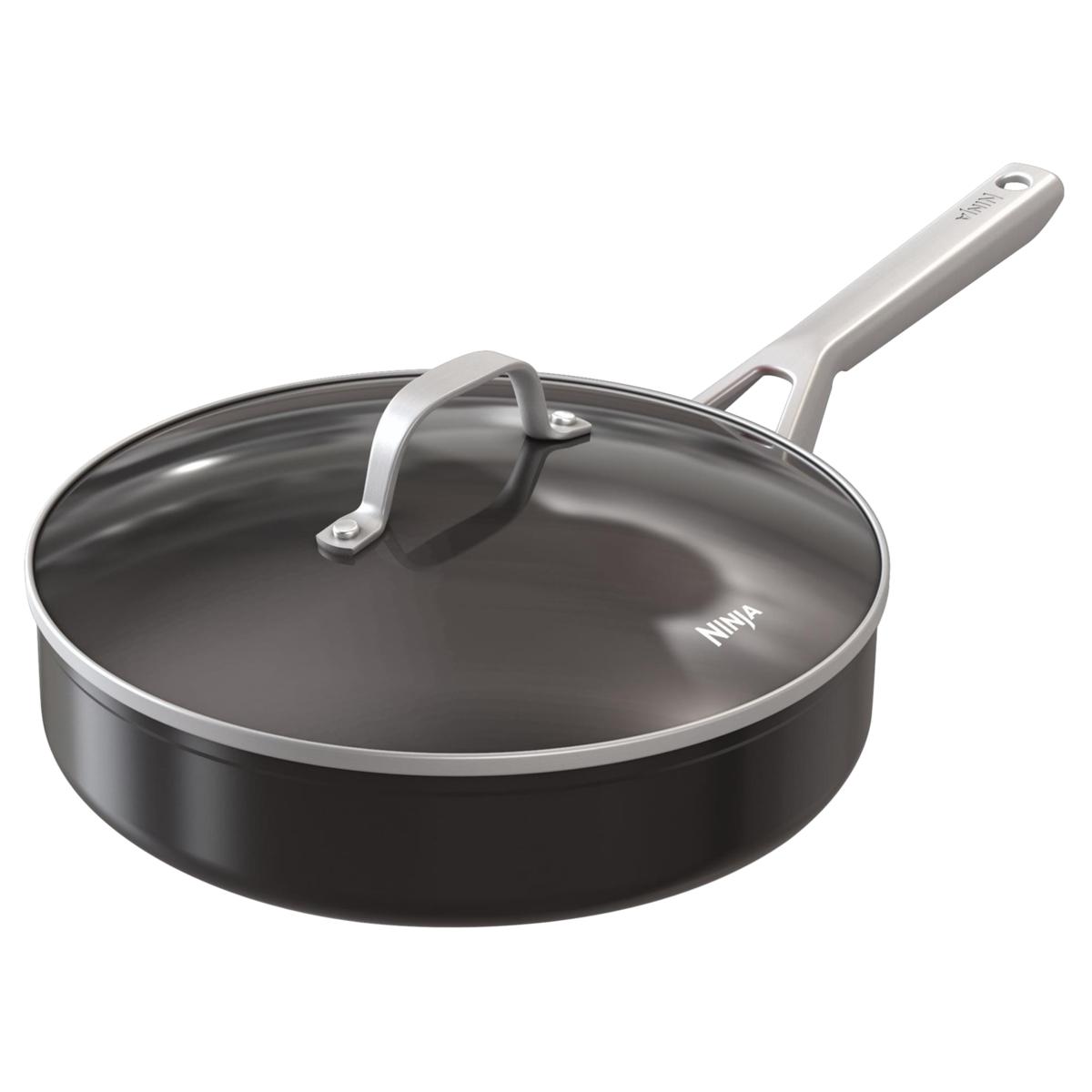 Ninja C10150 Foodi NeverStick 5Quart Sauté Pan with Glass Lid