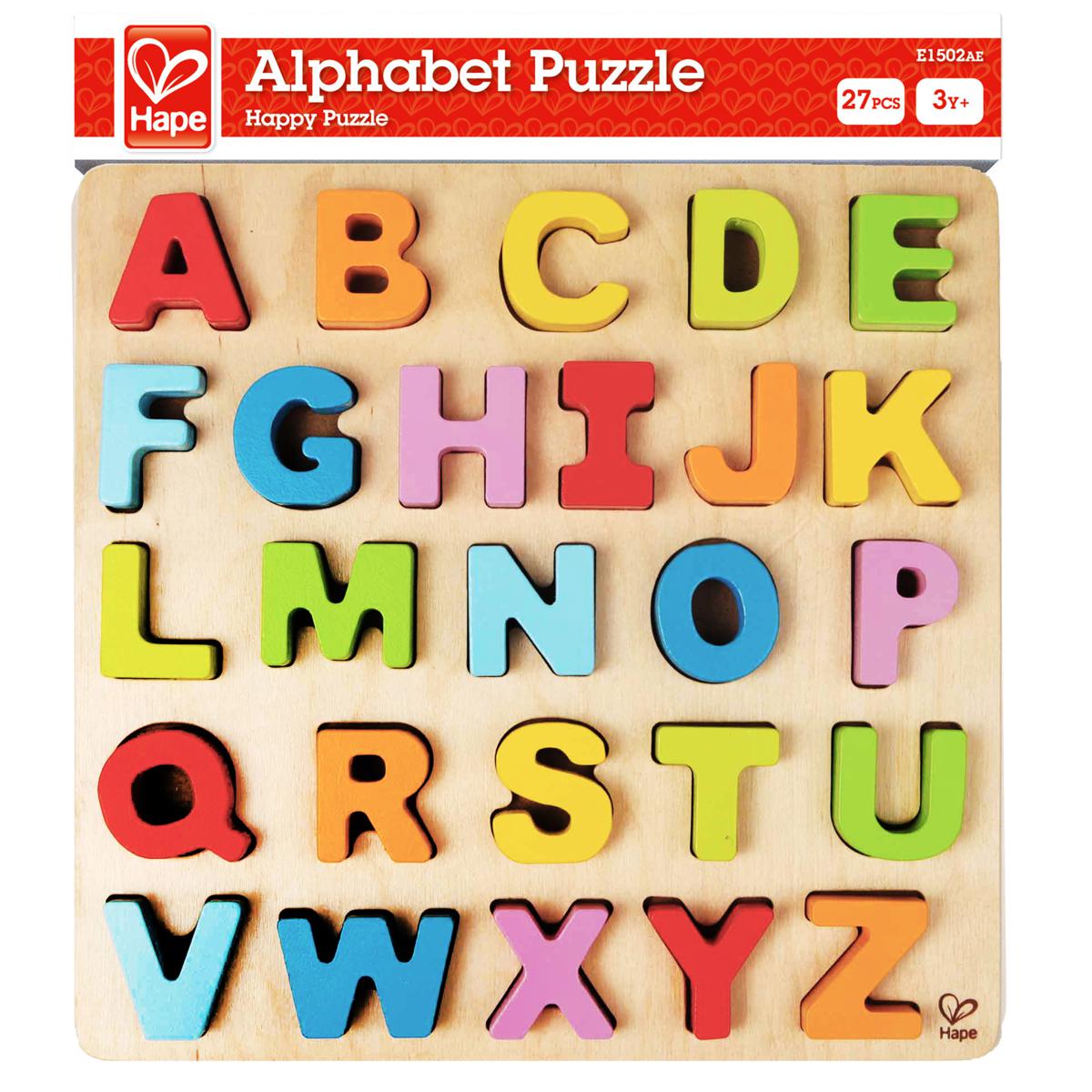 Hape Wooden Alphabet Puzzle Kids ABC Letters Educational Puzzle