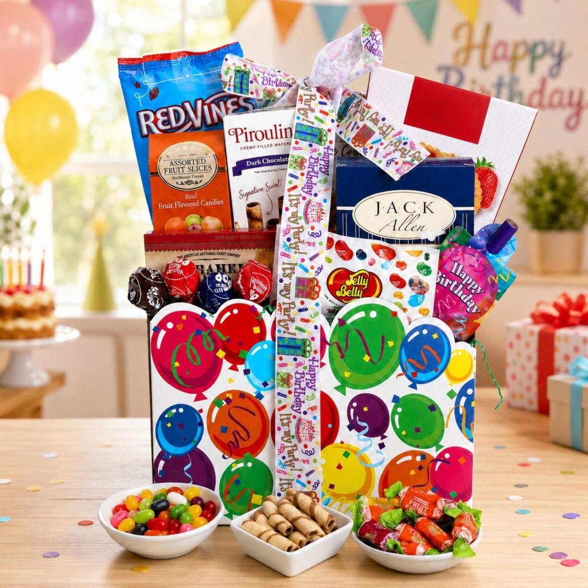 Alder Creek Gift Baskets Happy Birthday Gift Tote with Sweet Treats | HSN