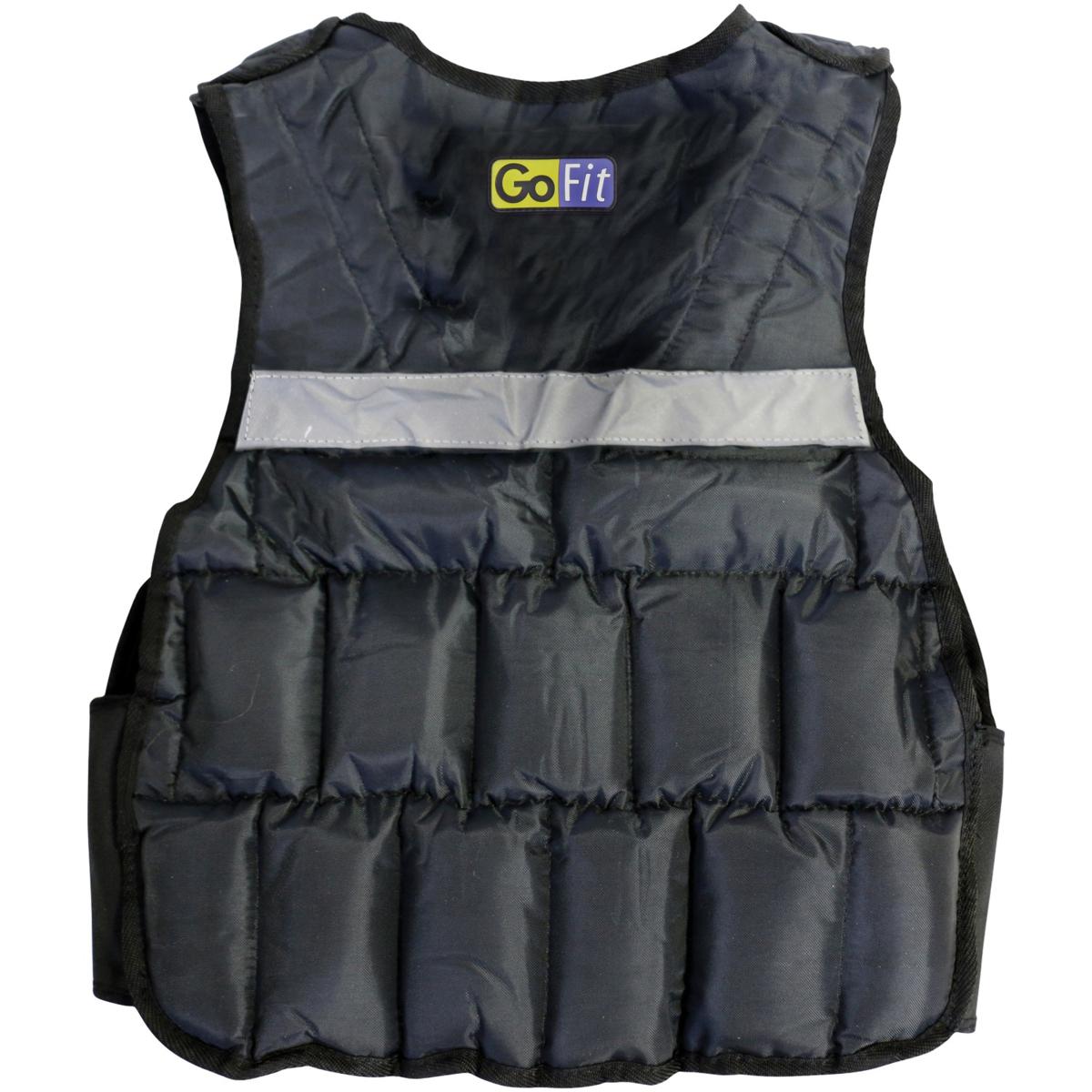 GoFit GFWV20 Unisex Adjustable Weighted Vest (20lbs) 6396869 HSN
