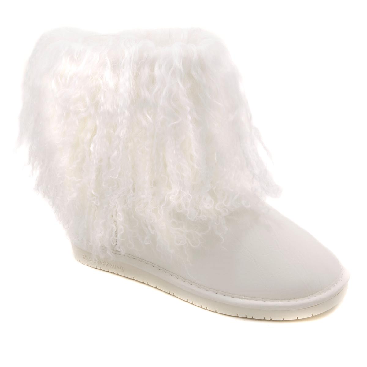 Bearpaw® Boo Suede And Curly Lamb Boot 8861727 Hsn