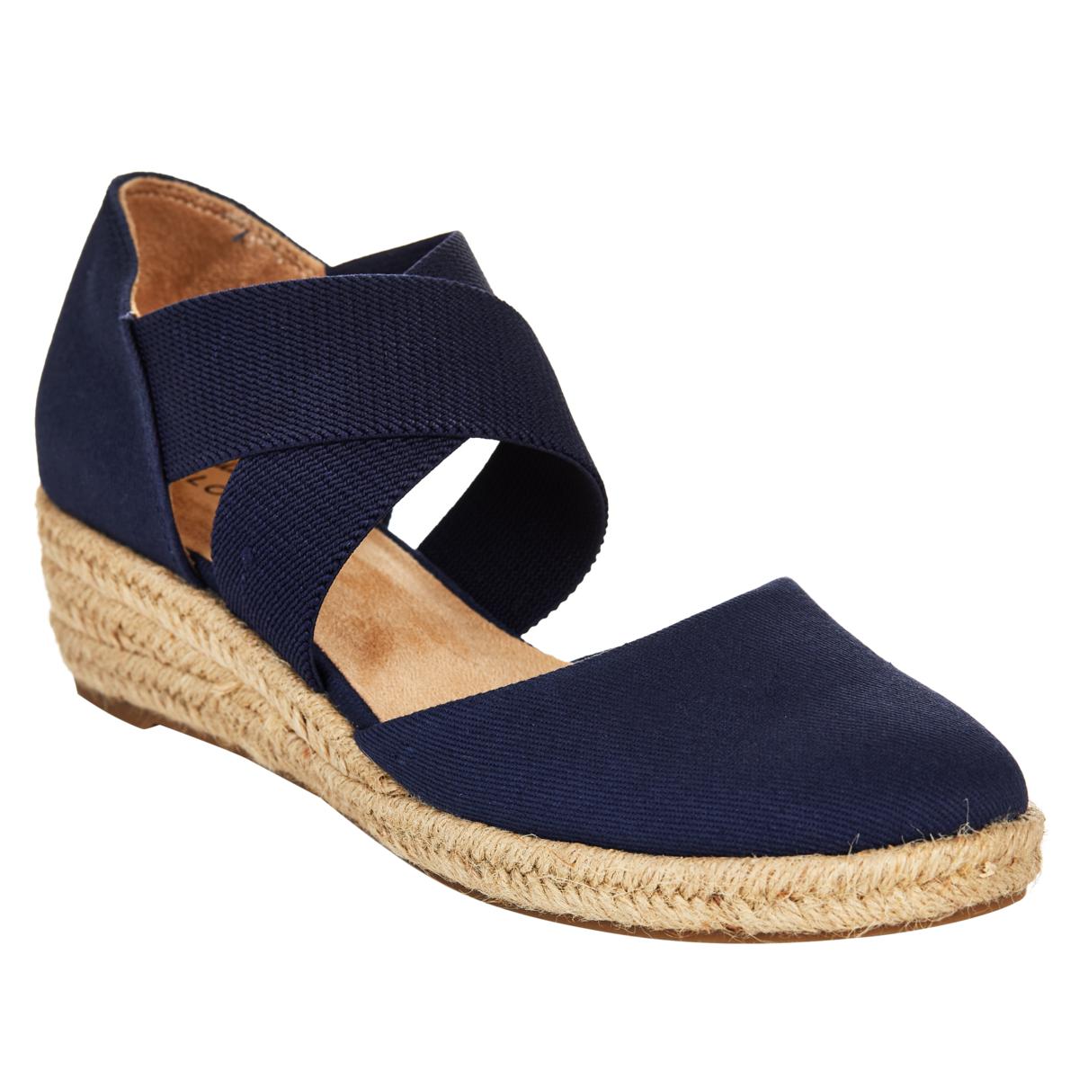 LifeStride Keaton Espadrille Wedge Sandal - 9226123 | HSN