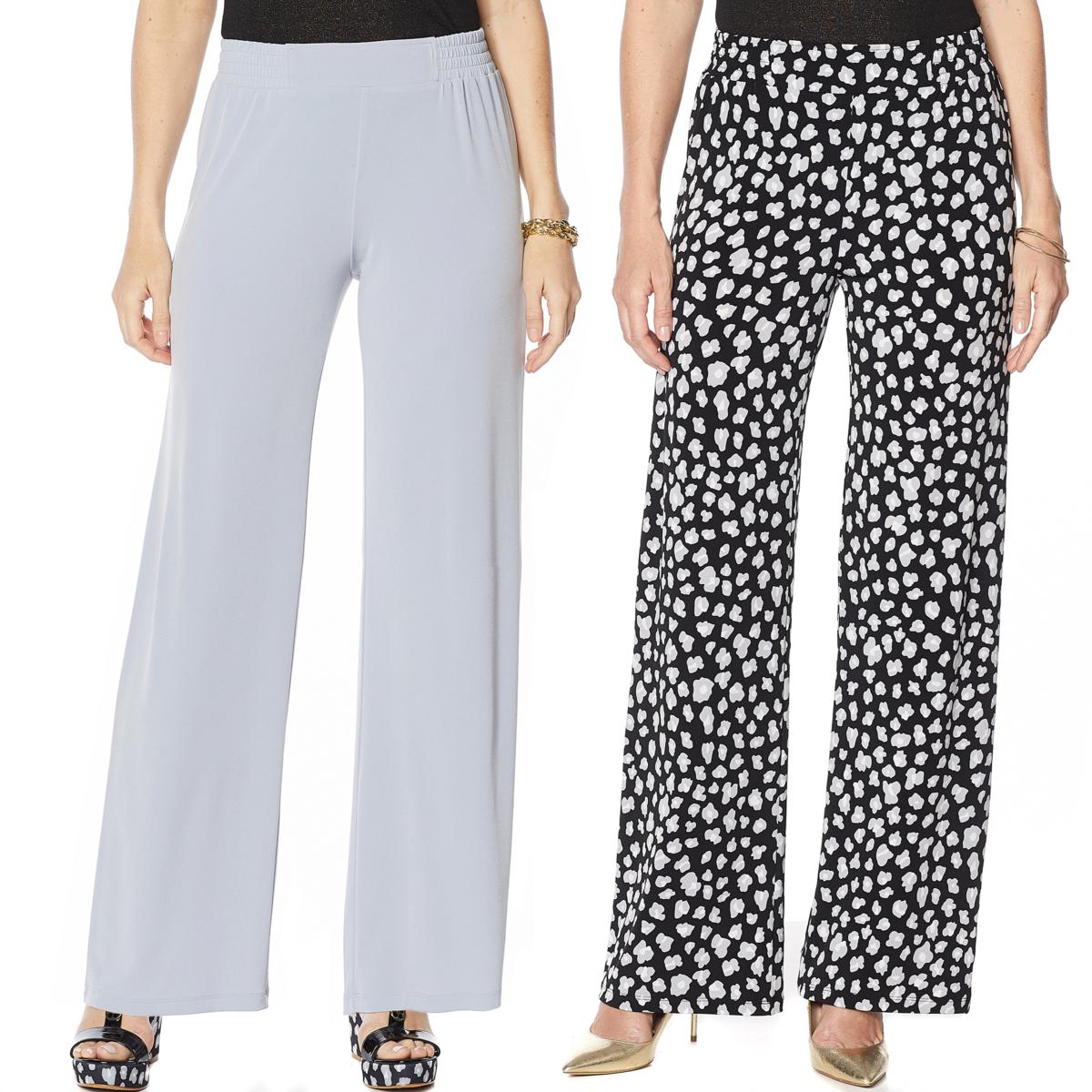 (HSN) IMAN Global Chic Luxury Resort 2-pack Palazzo Pants – TVShoppingQueens