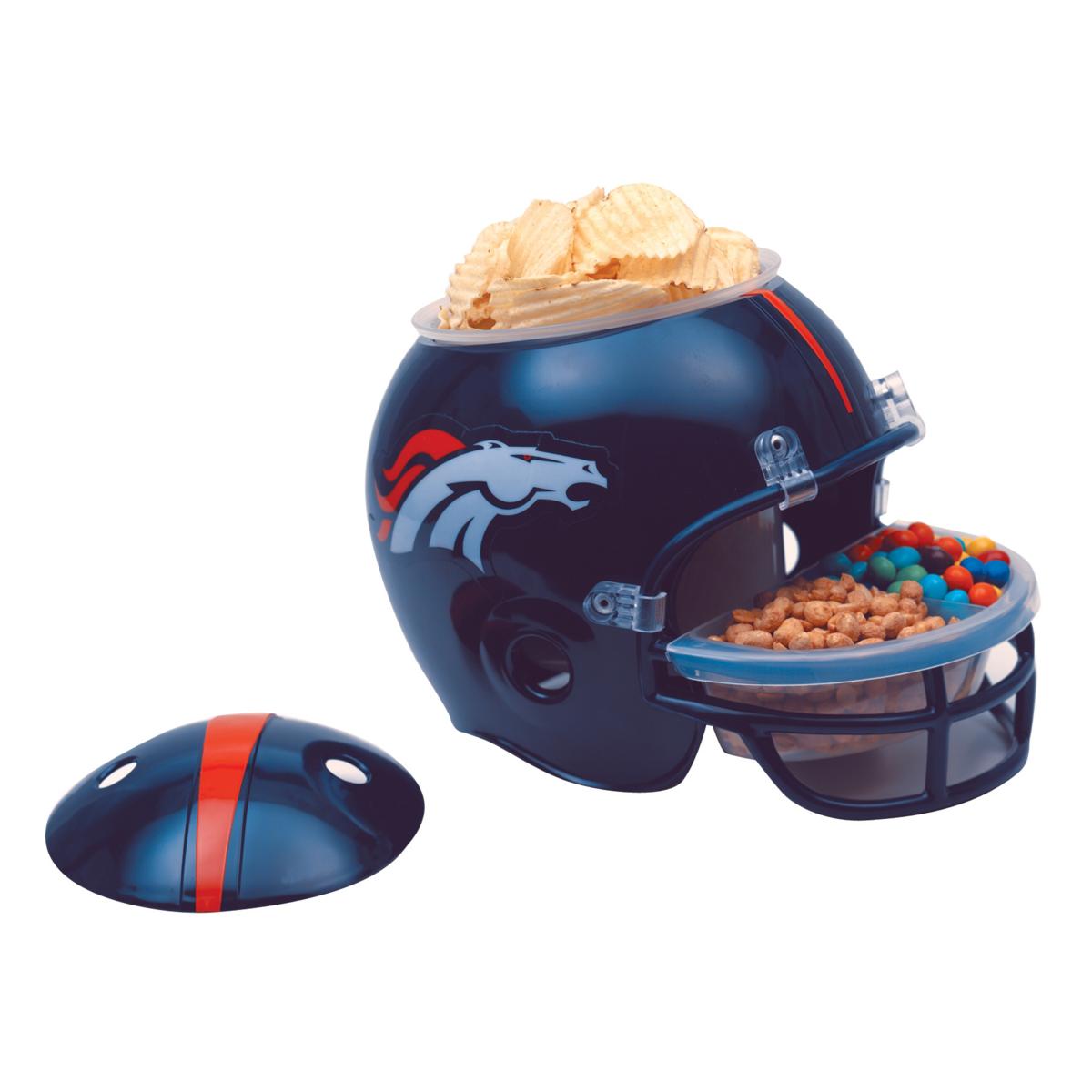 Officially Licensed NFL Plastic Snack Helmet Broncos 6902866 HSN