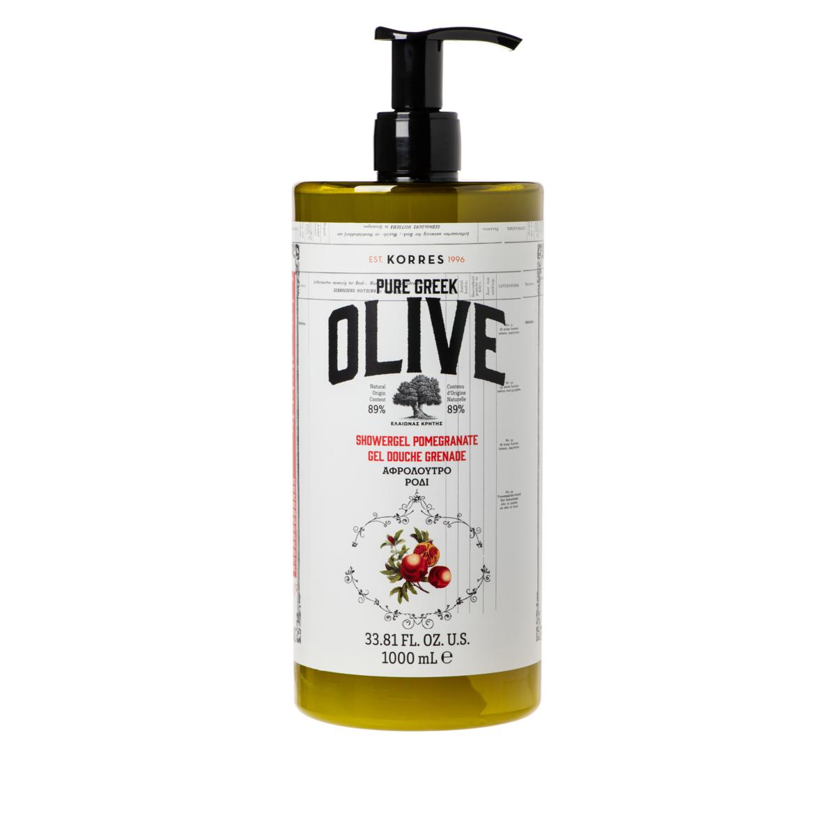 Korres Olive Oil & Pomegranate Shower Gel 1 Liter 9376795 HSN