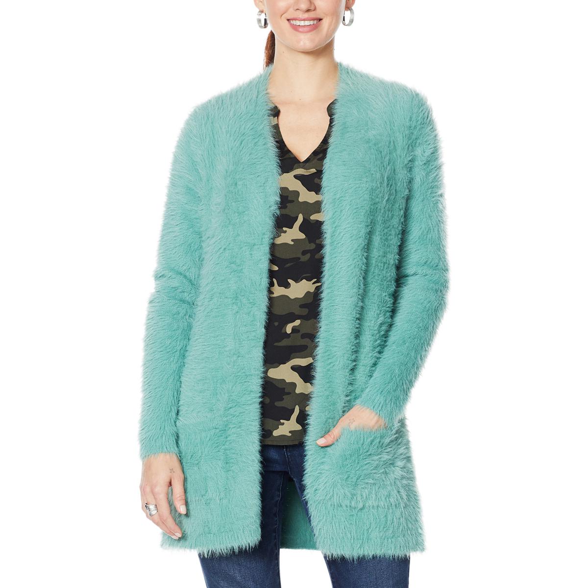 (HSN) Colleen Lopez Snuggle Knit Cozy Cardigan