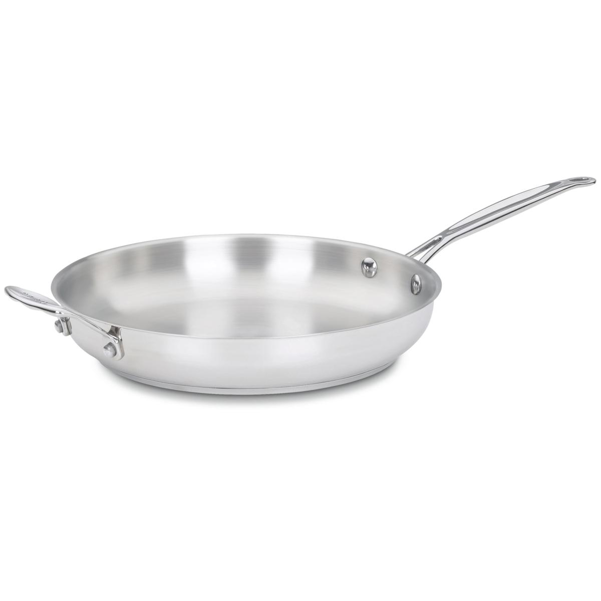 Cuisinart Chef's Classic Stainless 12inch Open Skillet 7198855 HSN