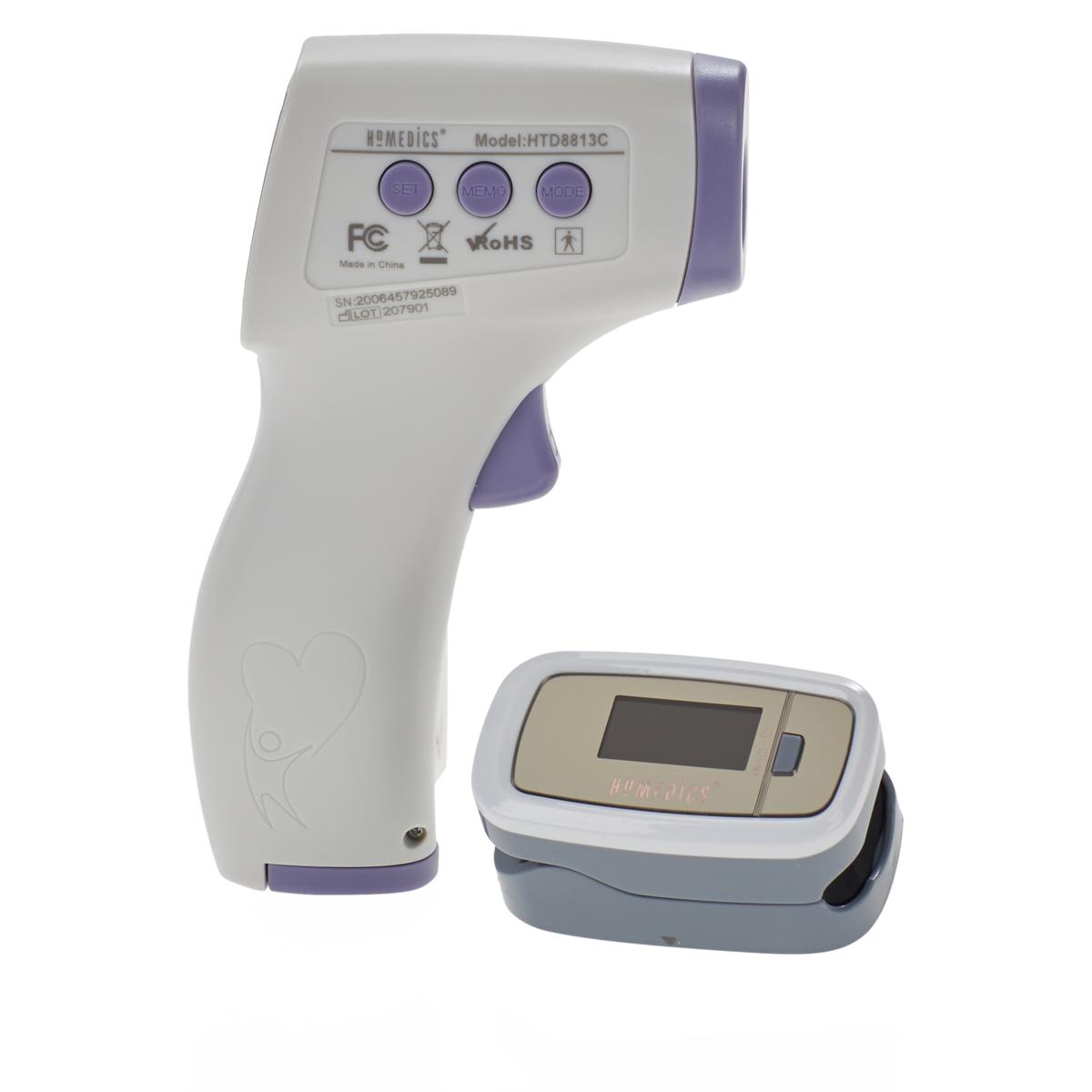 HoMedics 2piece Thermometer and Pulse Oximeter Set 9723116 HSN