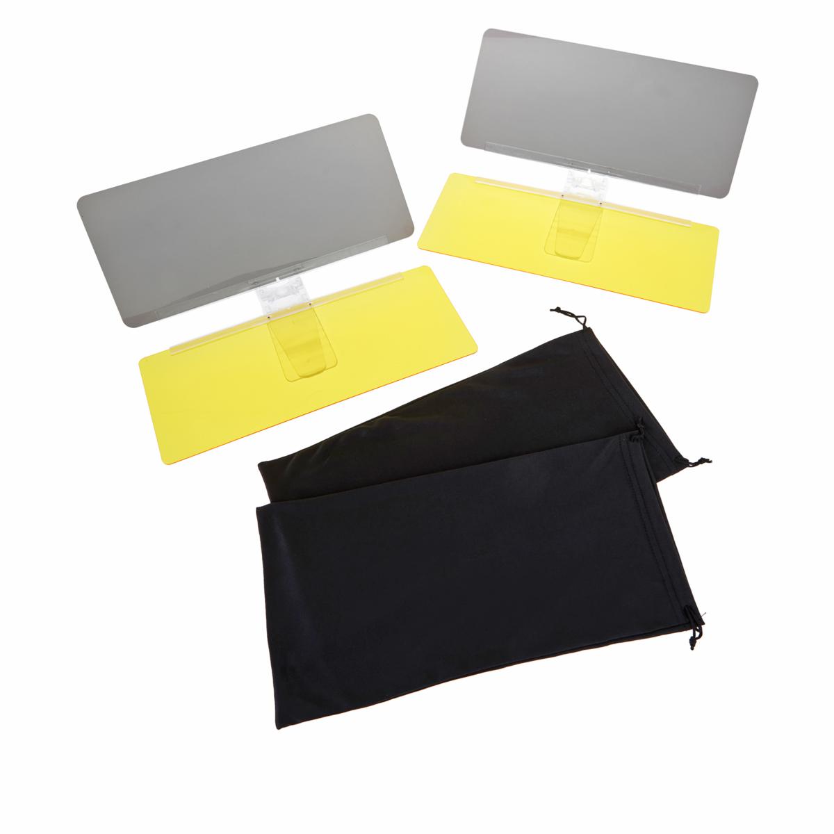 Bell + Howell Day and Night Polarized Car Visor 2pack 9782491 HSN