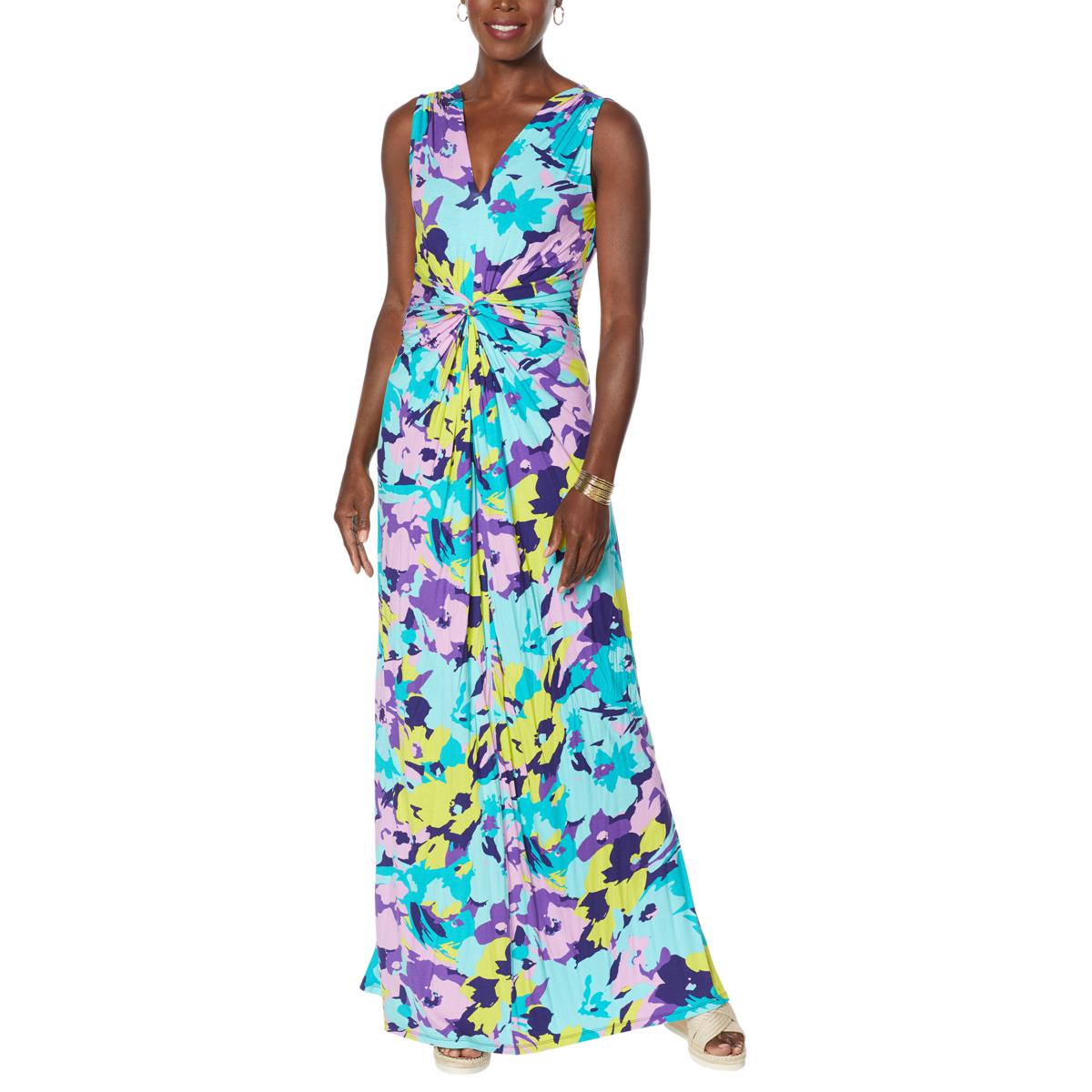 (HSN) IMAN Global Chic Flawless Knit Maxi Dress – TVShoppingQueens