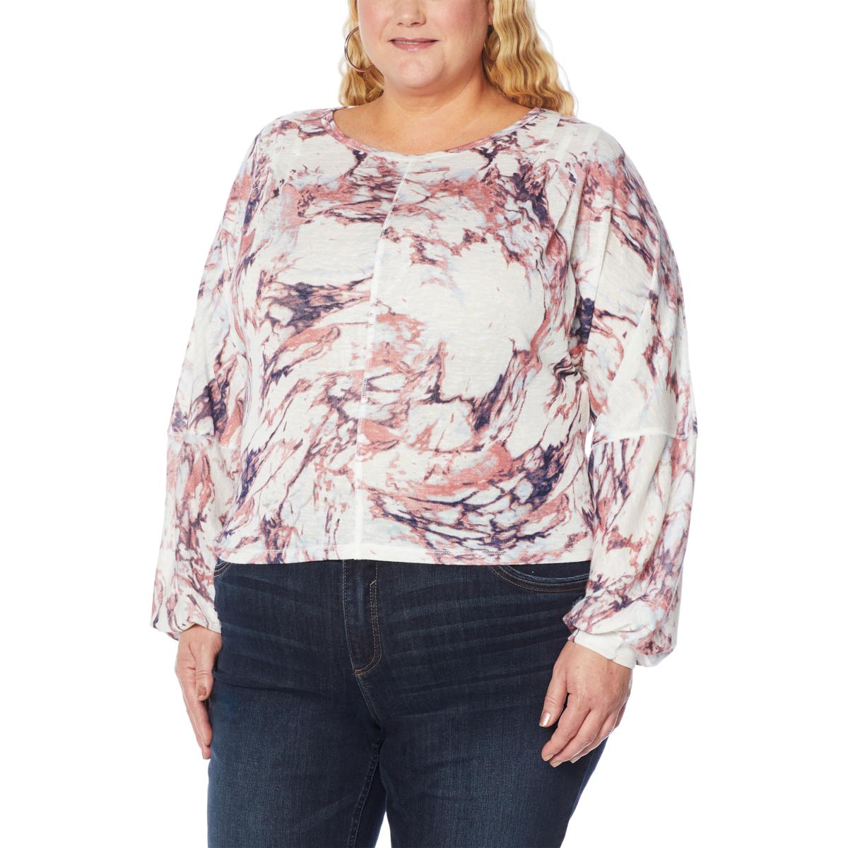 Skinnygirl Elena LongSleeve Dolman Blouse 20084317 HSN