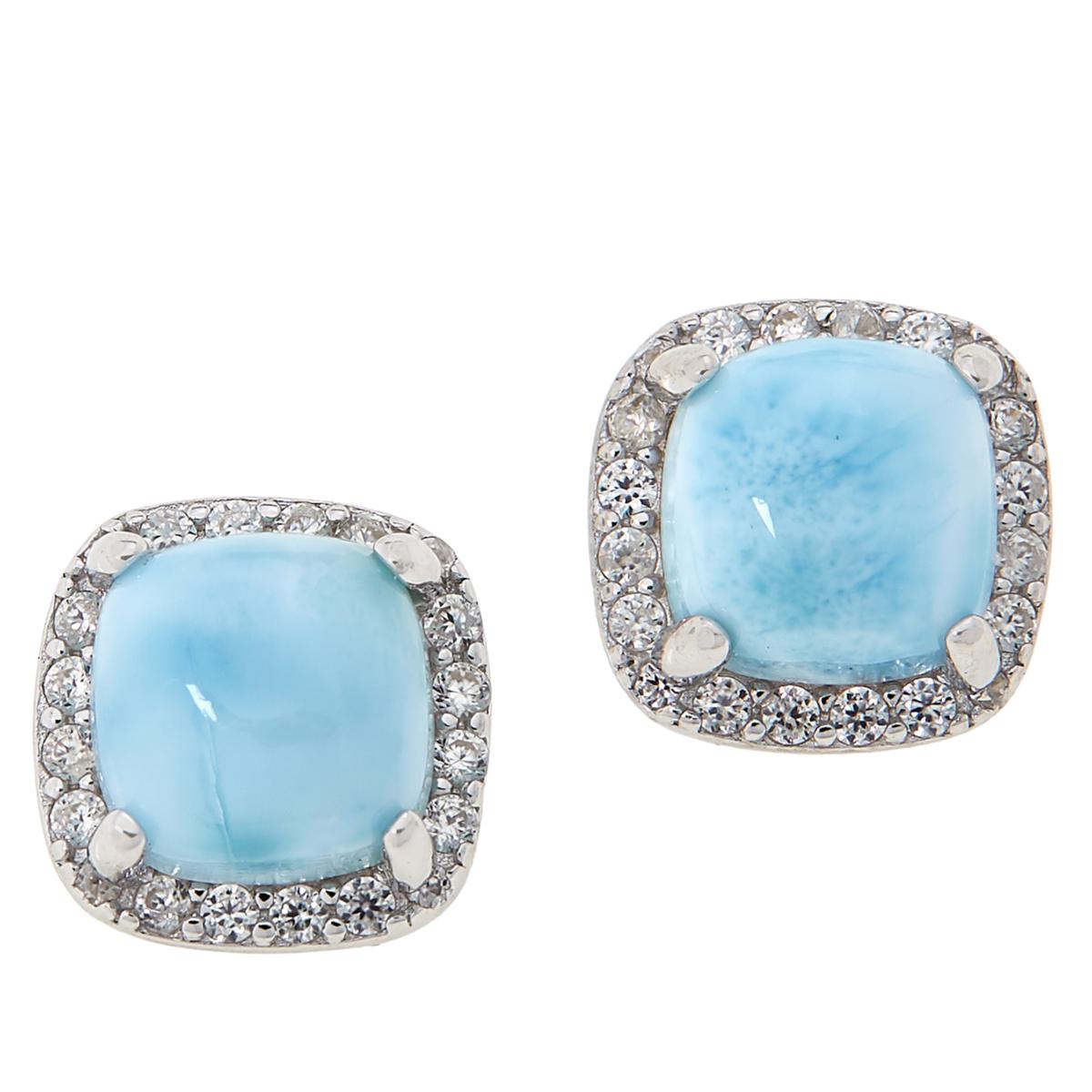 Colleen Lopez Cushion-Cut Exotic Gemstone Stud Earrings - 20123604 | HSN