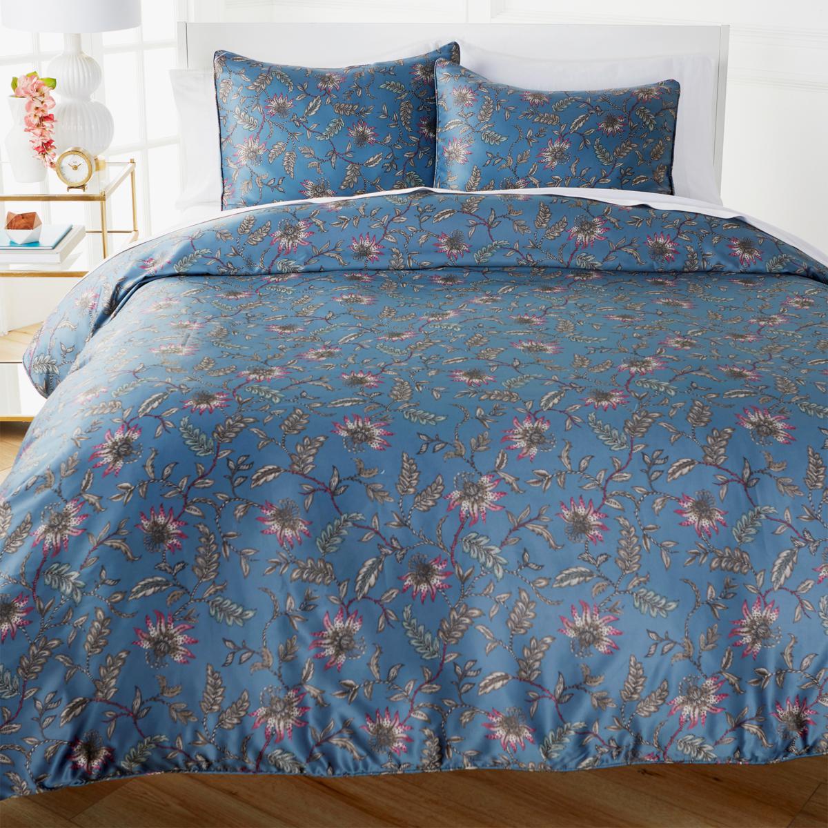 WynneHome Printed Sateen 3piece Duvet Cover Set 10086133 HSN