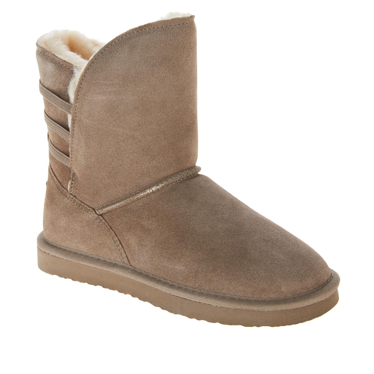 BEARPAW® Kylee Suede Boot with NeverWet® 20160278 HSN