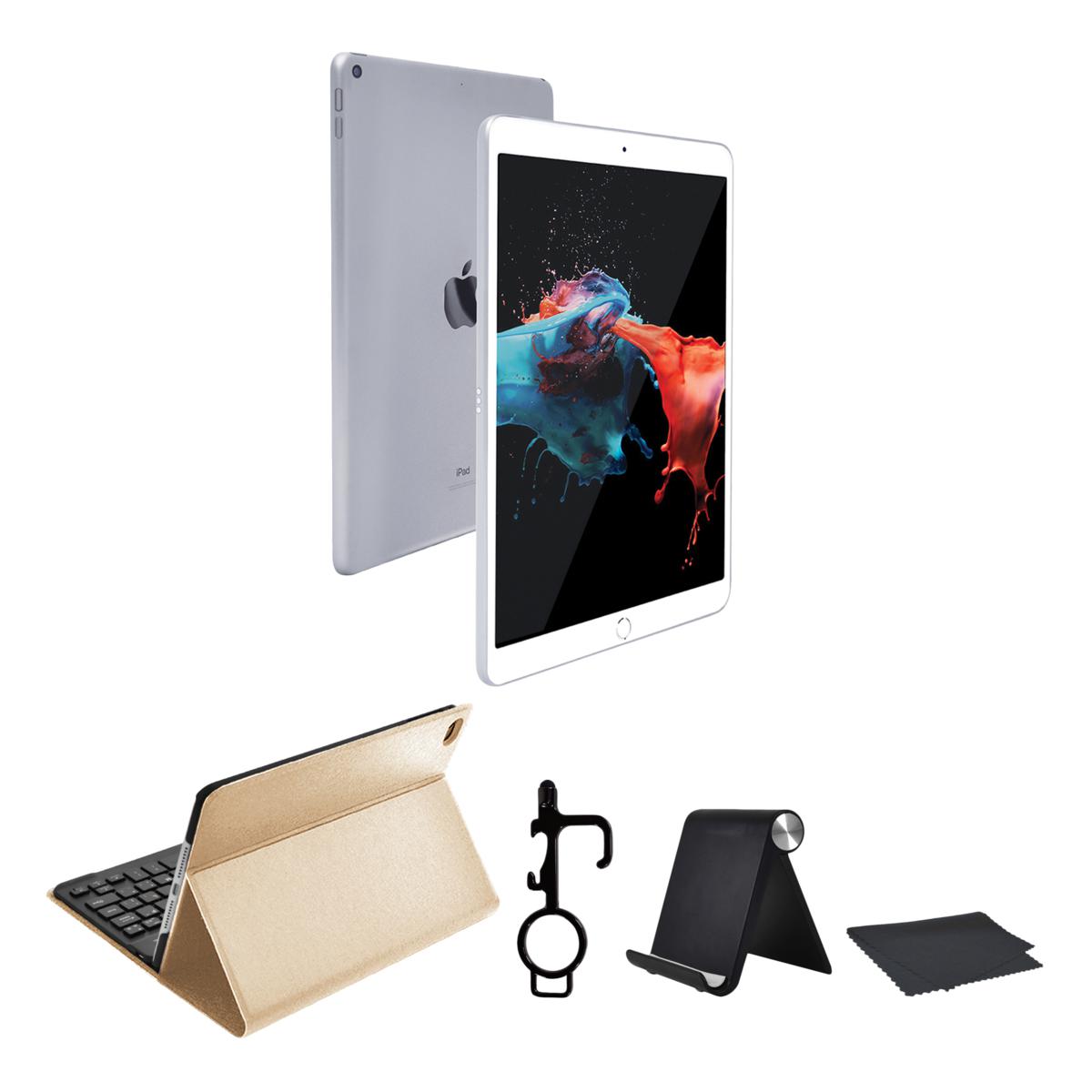 Apple iPad Gen 9 10.2" Bundle with Bluetooth Keyboard & Voucher