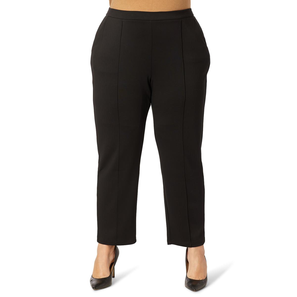 IMAN Global Chic Silky Scuba Knit Ankle Pant with Pockets - 20263042 | HSN