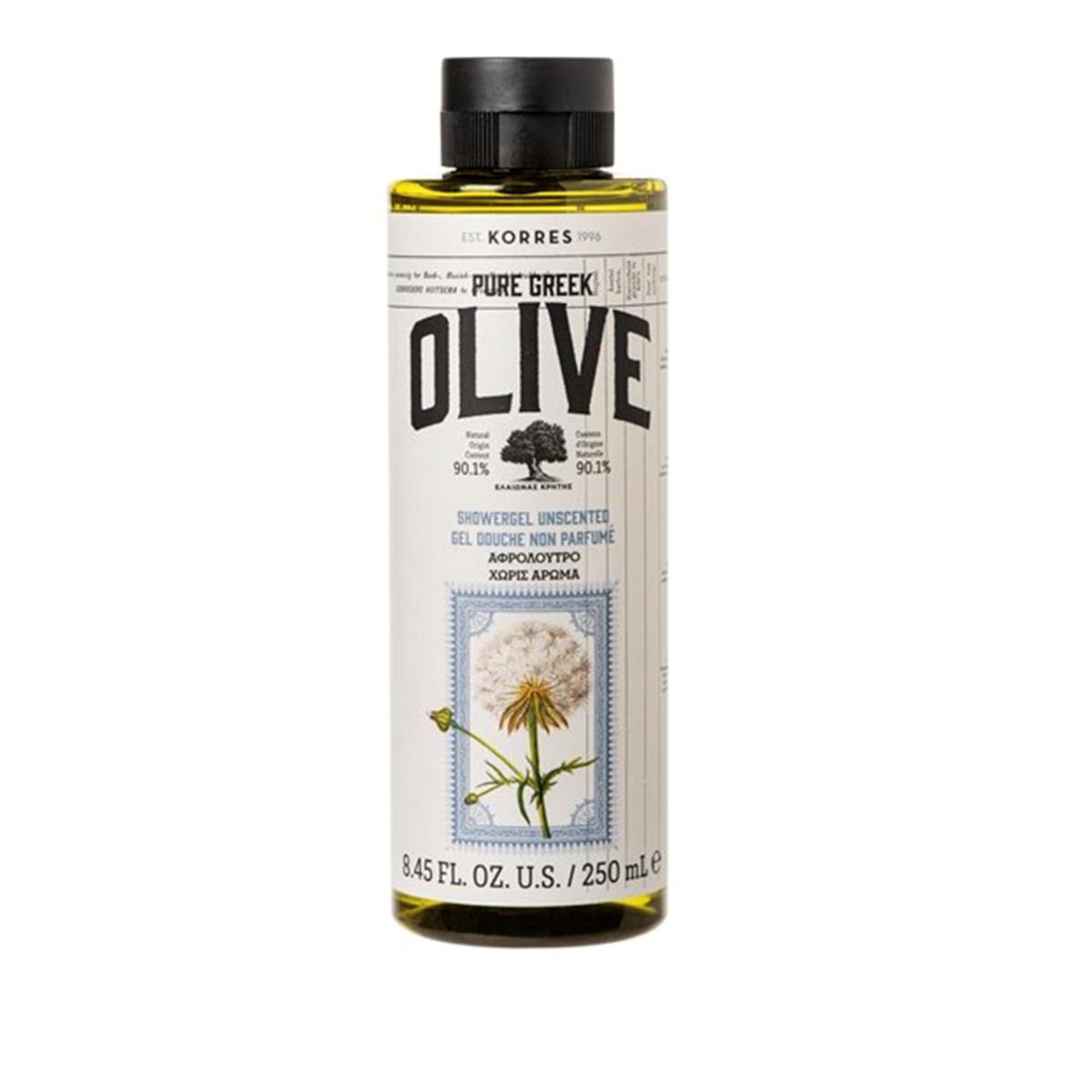 Korres Olive Oil Unscented Shower Gel 20300970 HSN