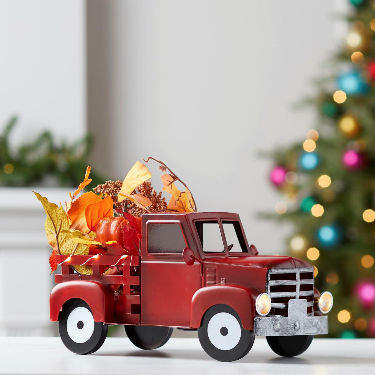 (HSN) Winter Lane Vintage Truck with 3 Seasonal Themed Inserts