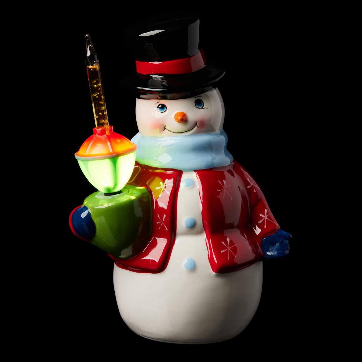 Winter Lane 10" Ceramic Bubble Light Character 20408354 HSN