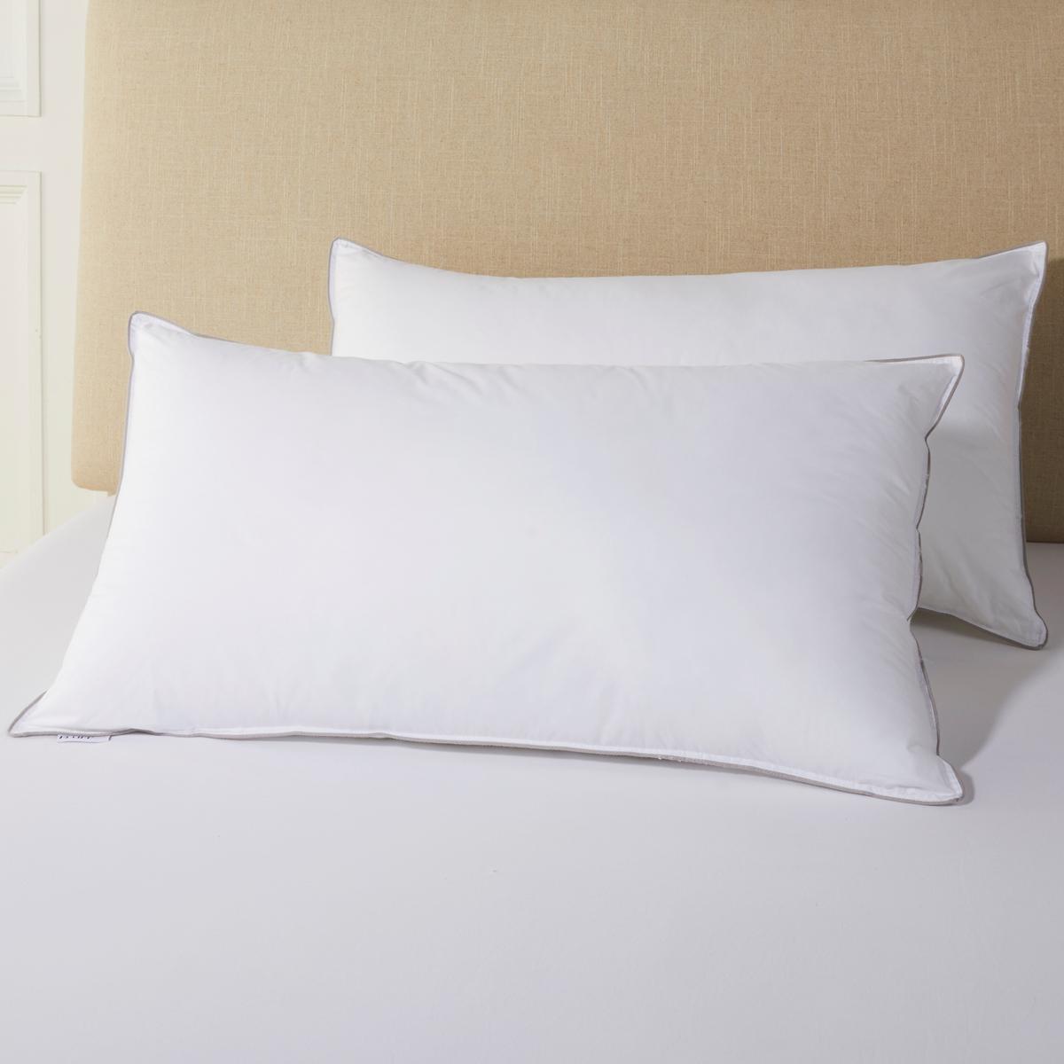 FluffCo 2pack Firm or Soft Down Alternative Cotton Pillows 10087925