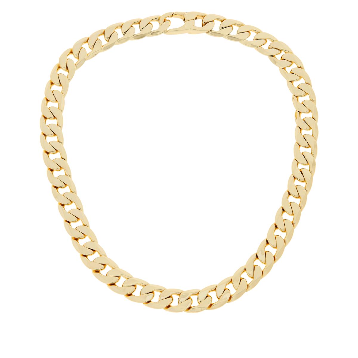 BAUBLEBAR Michel 181/2" Goldtone Curb Chain Necklace 20629461 HSN