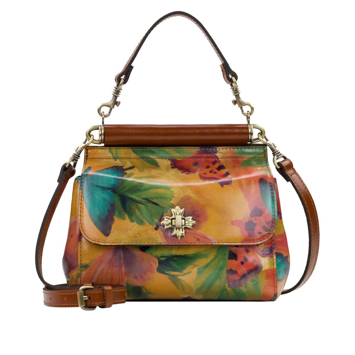 "As Is" Patricia Nash Noelle Top Handle Crossbody 20636762 HSN