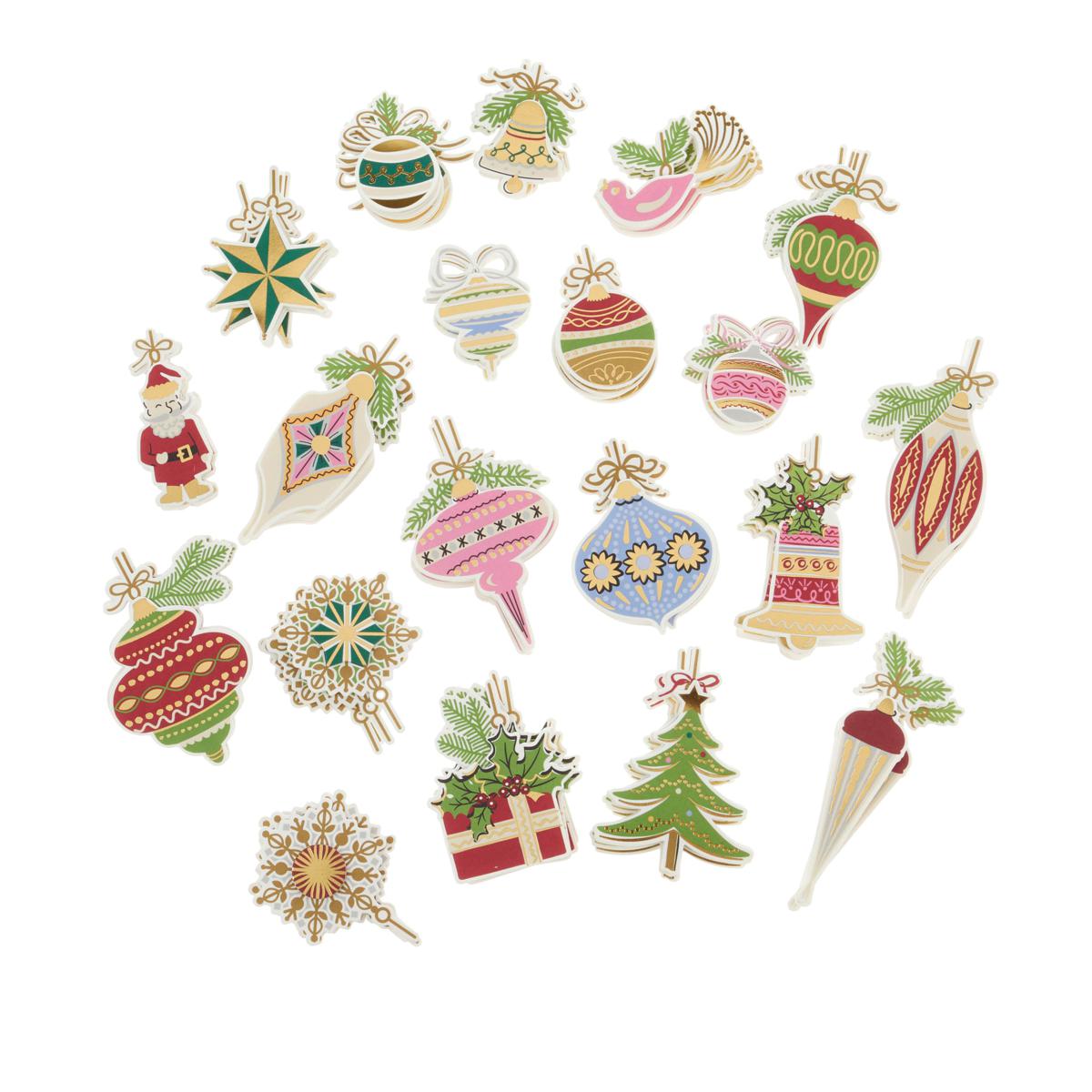 Anna Griffin® Baubles & Branches Stickers 20674793 HSN