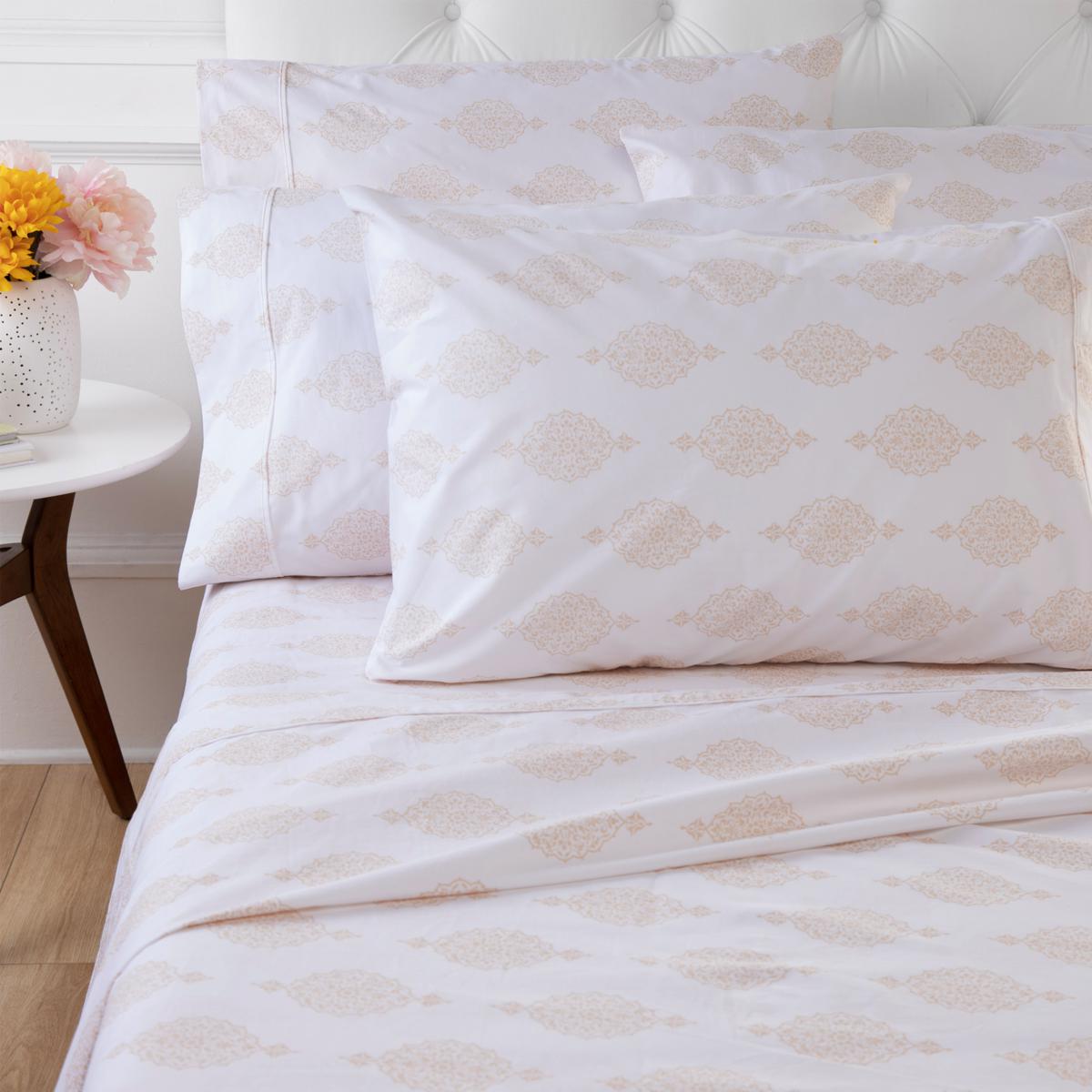 Emryn House 100 Cotton Peached Percale 6pc Sheet Set 20679956 HSN