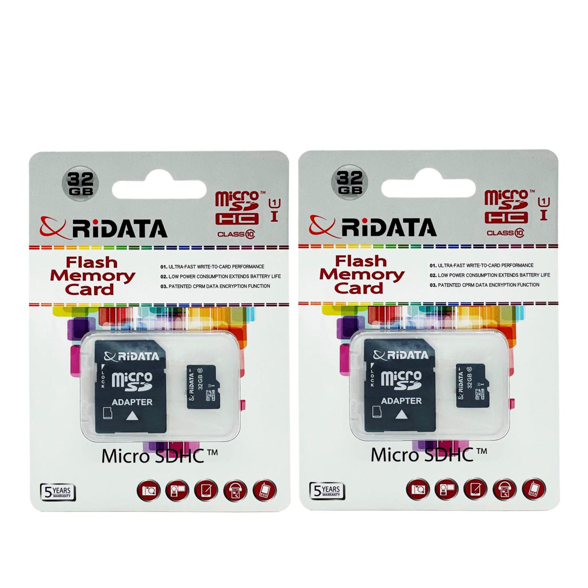 RiData 32GB 2pack MicroSD Cards & Adapters 20680847 HSN