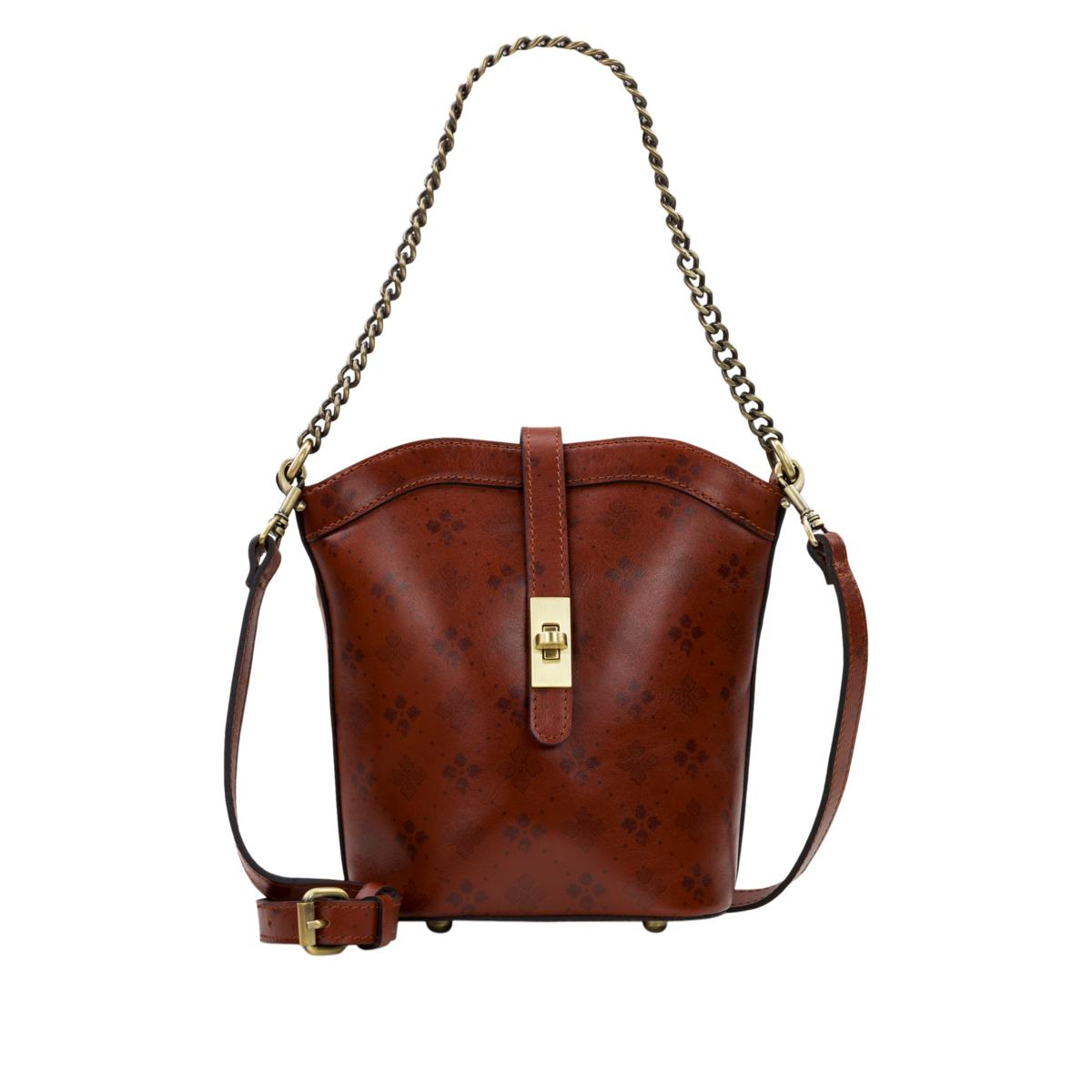 Patricia Nash Blaire Leather TopHandle Crossbody Bag 20703431 HSN