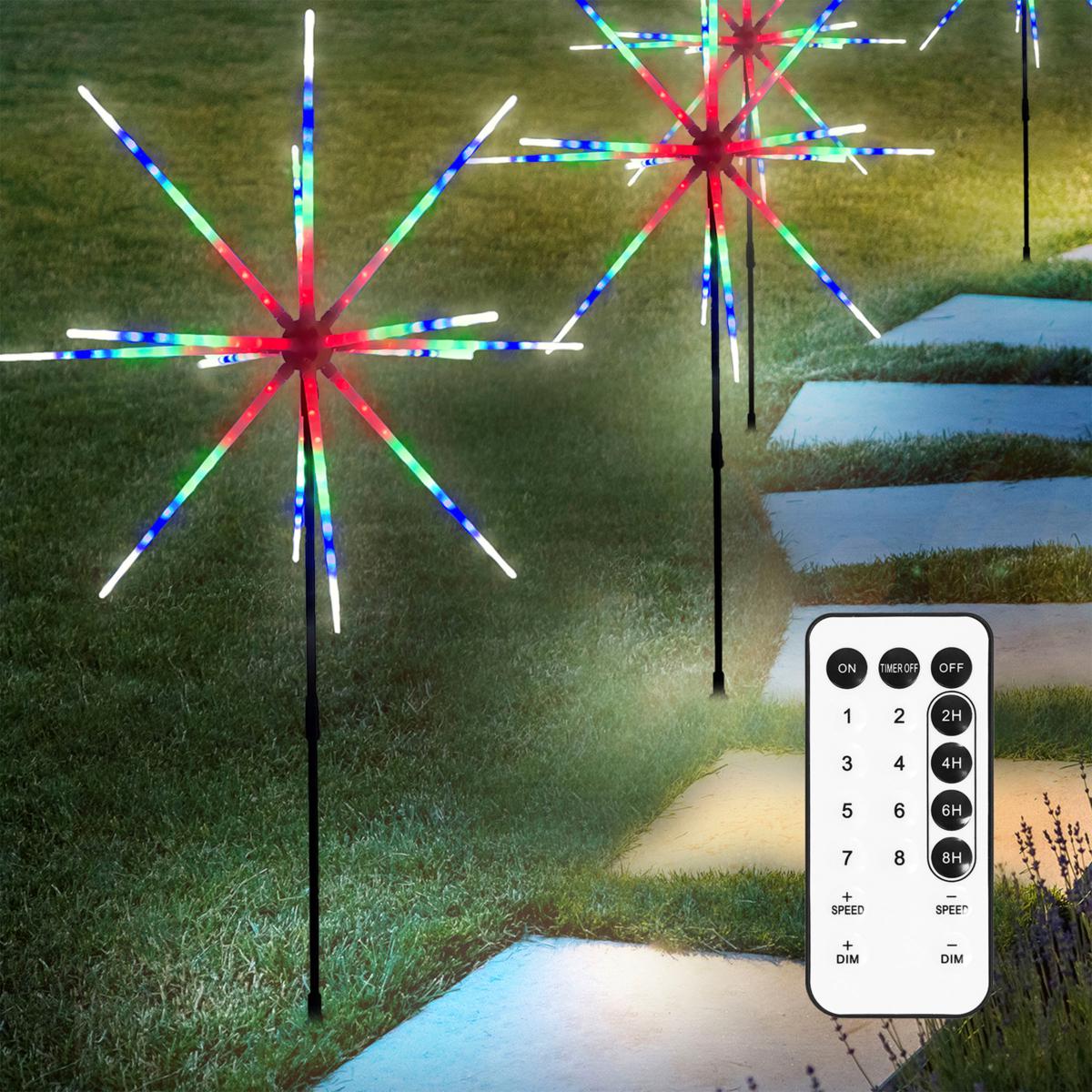 Winter Lane 2pack 22" LED Indoor/Outdoor Sparkler Lights with Remote 20750835 HSN