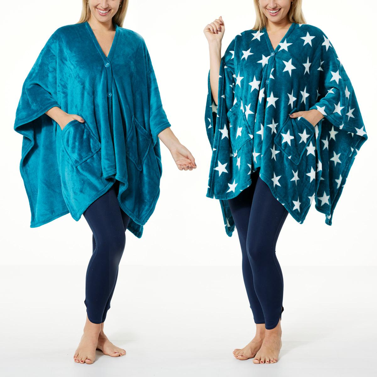 Warm & Cozy 2pack Classic Angel Wrap 20841295 HSN