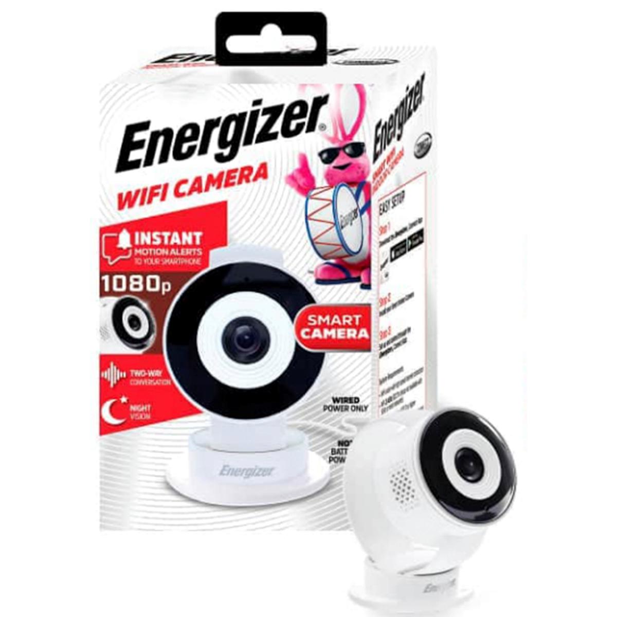 Energizer 1080p Indoor Security Camera w/ Two Way Talk Two Way Audio