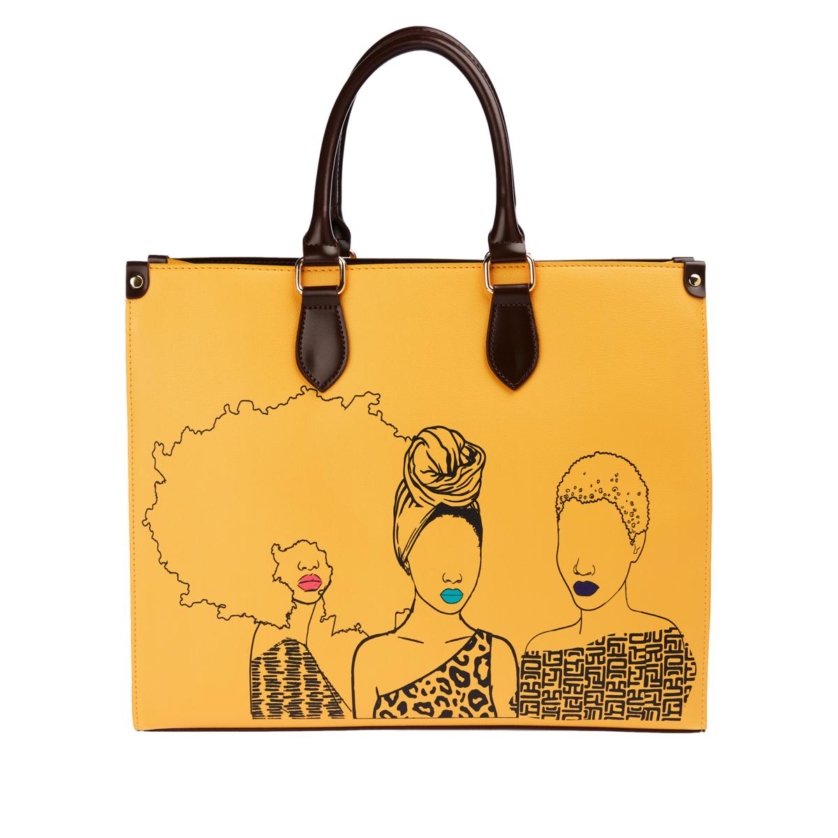 Pardon My Fro Tote Bag 20895866 HSN