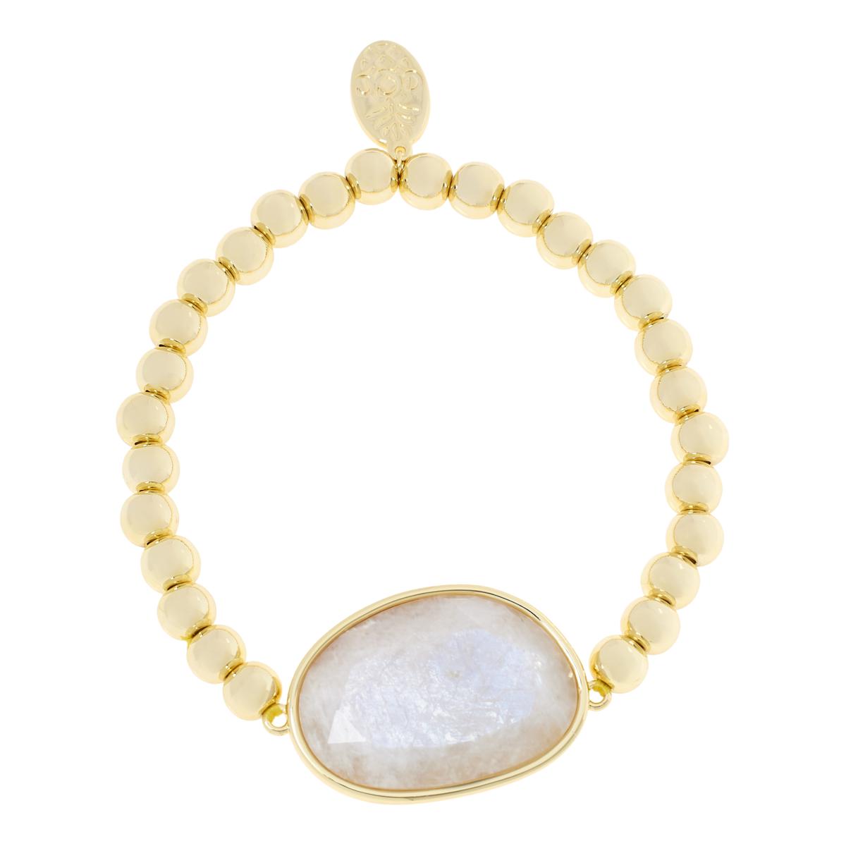 "As Is" Connie Craig Carroll Jewelry Lucia Gemstone Stretch Bracelet