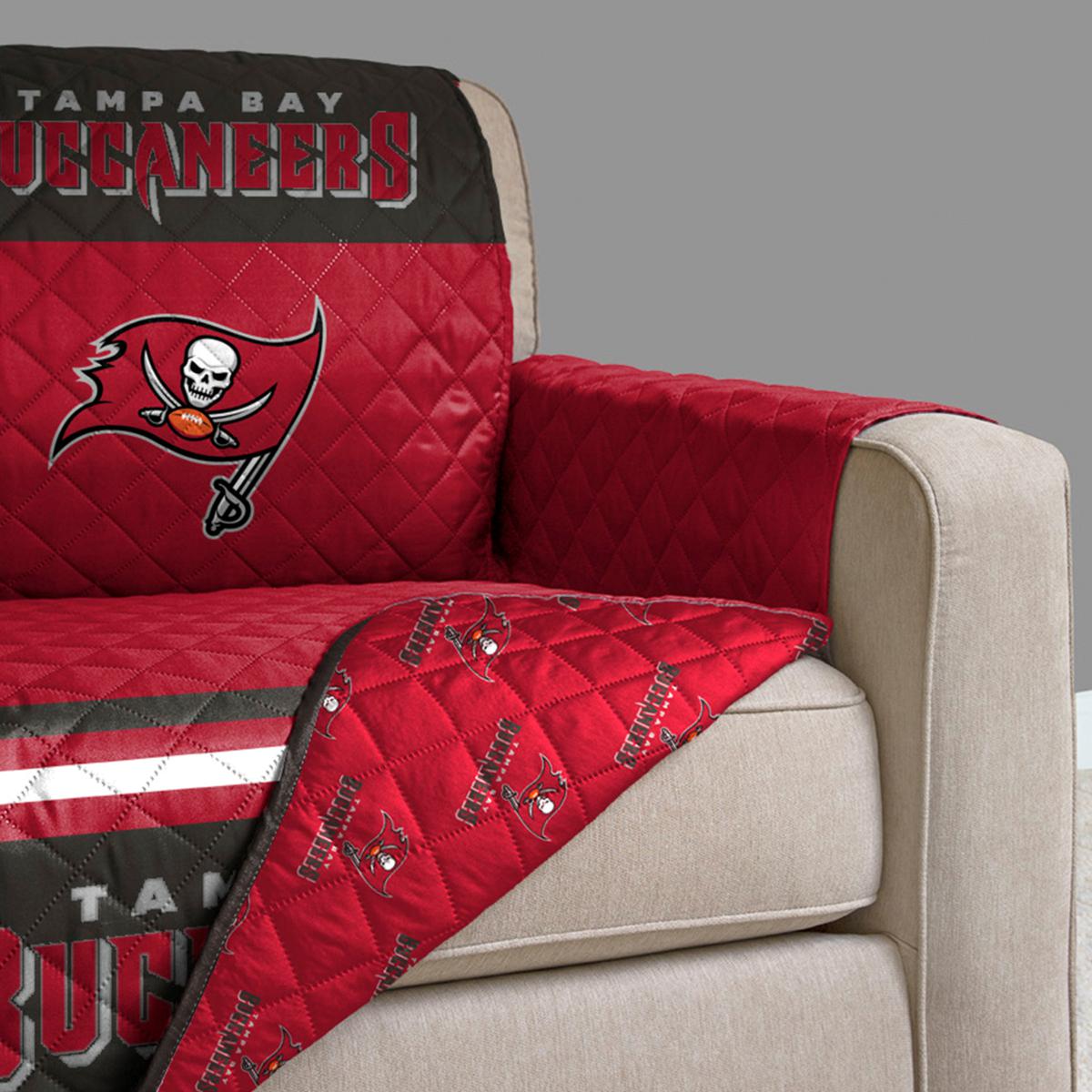 Officially Licensed NFL 80" x 65" Pegasus Furniture Cover Bucs